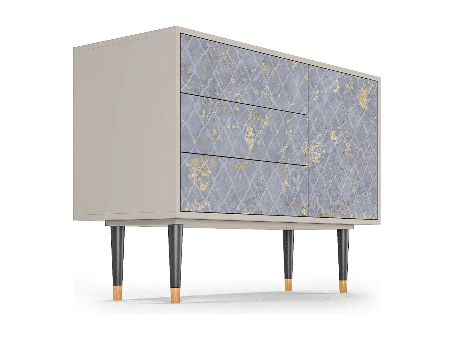 Sideboard - 115х84х41 cm - S3 - Golden Smoke, Sand