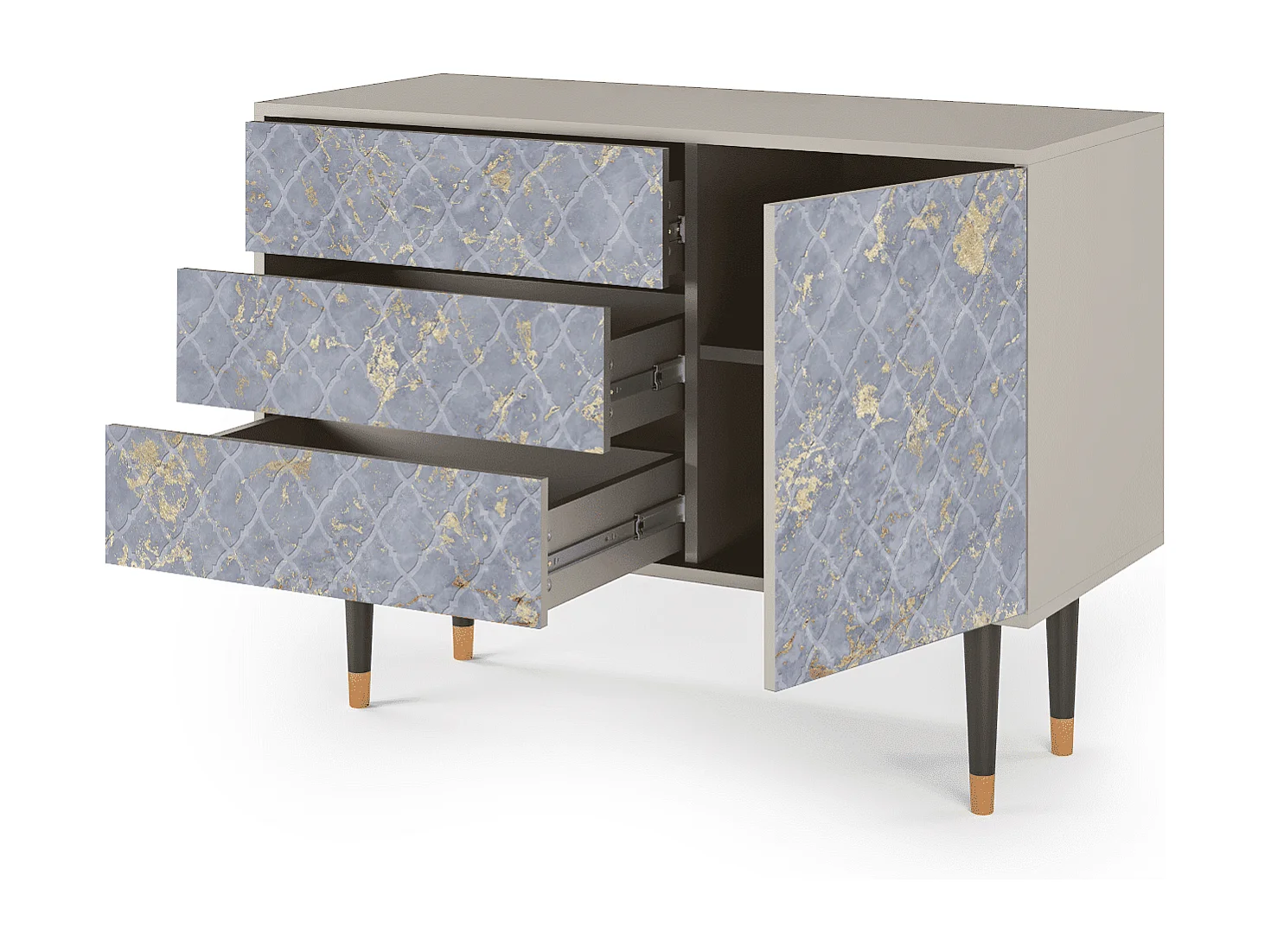 Credenza - 115х84х41 cm - S3 - Golden Smoke, Sabbia
