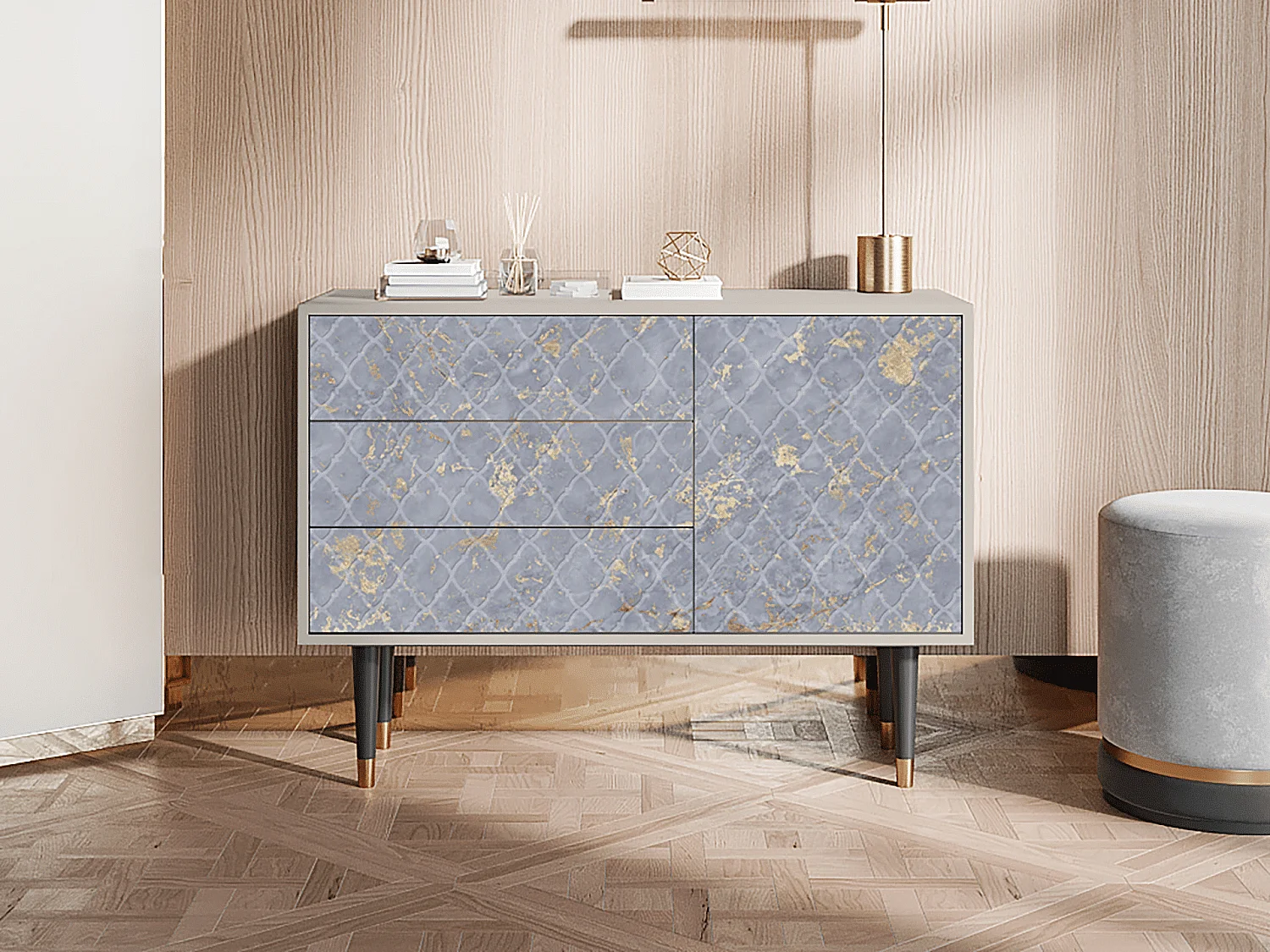 Credenza - 115х84х41 cm - S3 - Golden Smoke, Sabbia