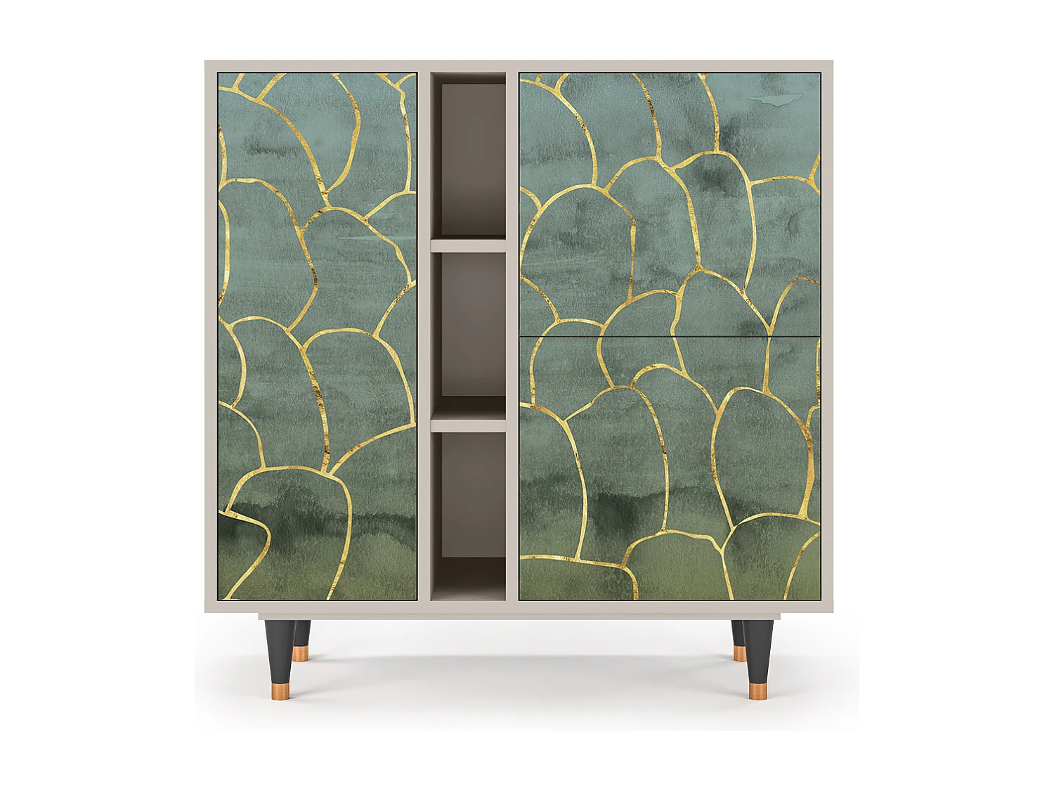 Dressoir - 94х96х41 cm - BS5 - Magnificent Water Lily, Zand