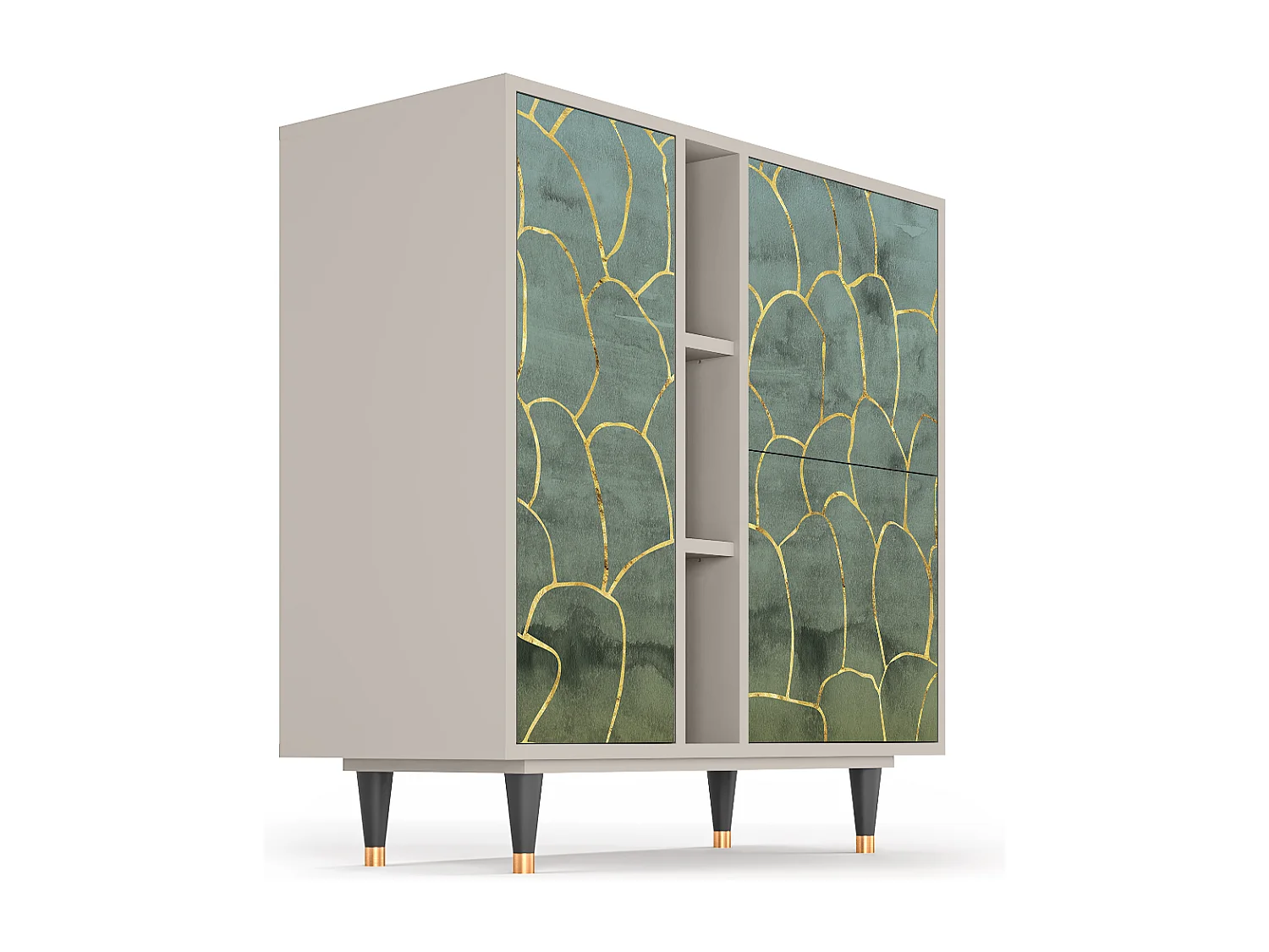 Dressoir - 94х96х41 cm - BS5 - Magnificent Water Lily, Zand