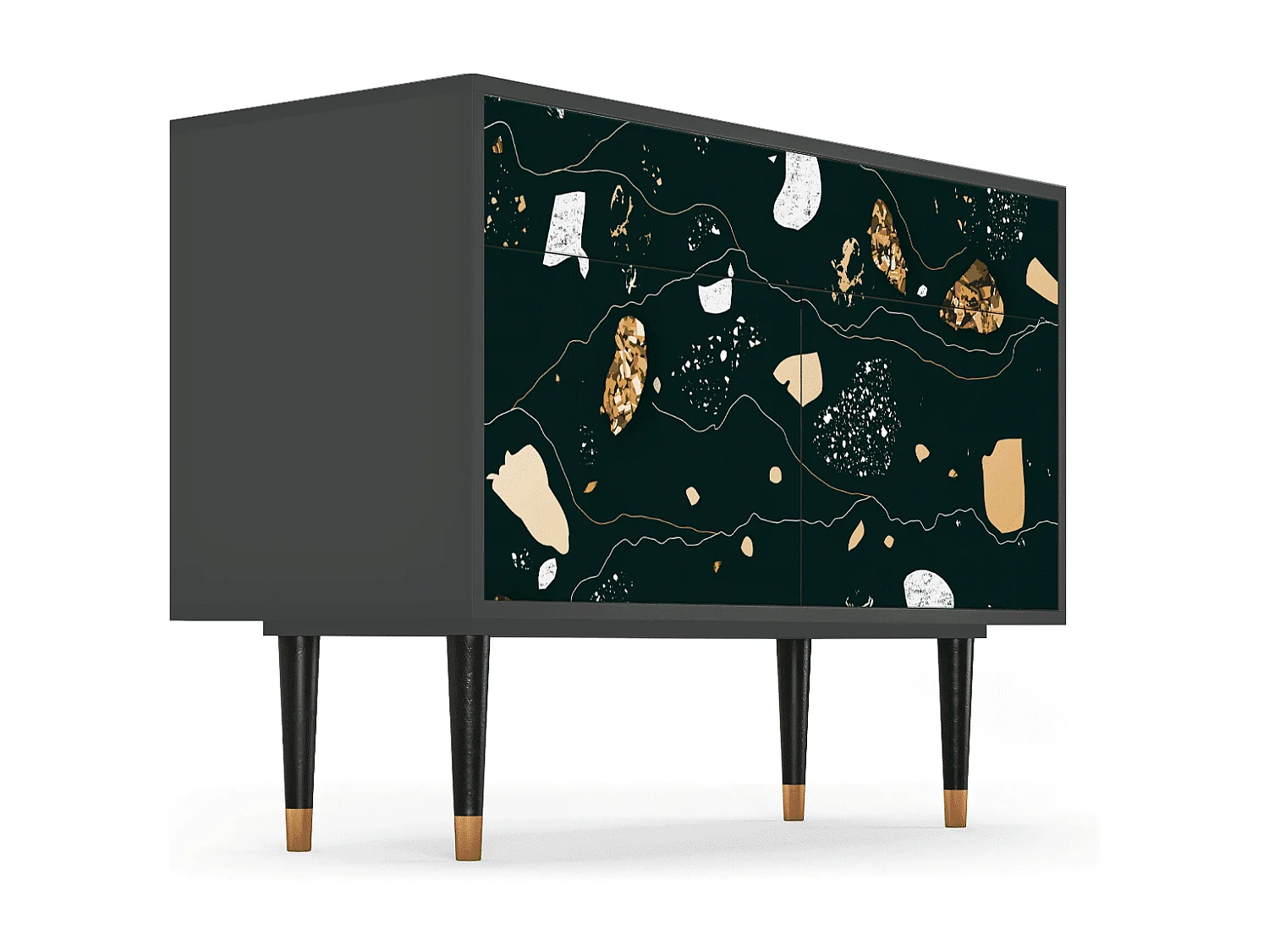 Aparador - 115x85x48 cm - BS4 - Space Rocks, Antracita