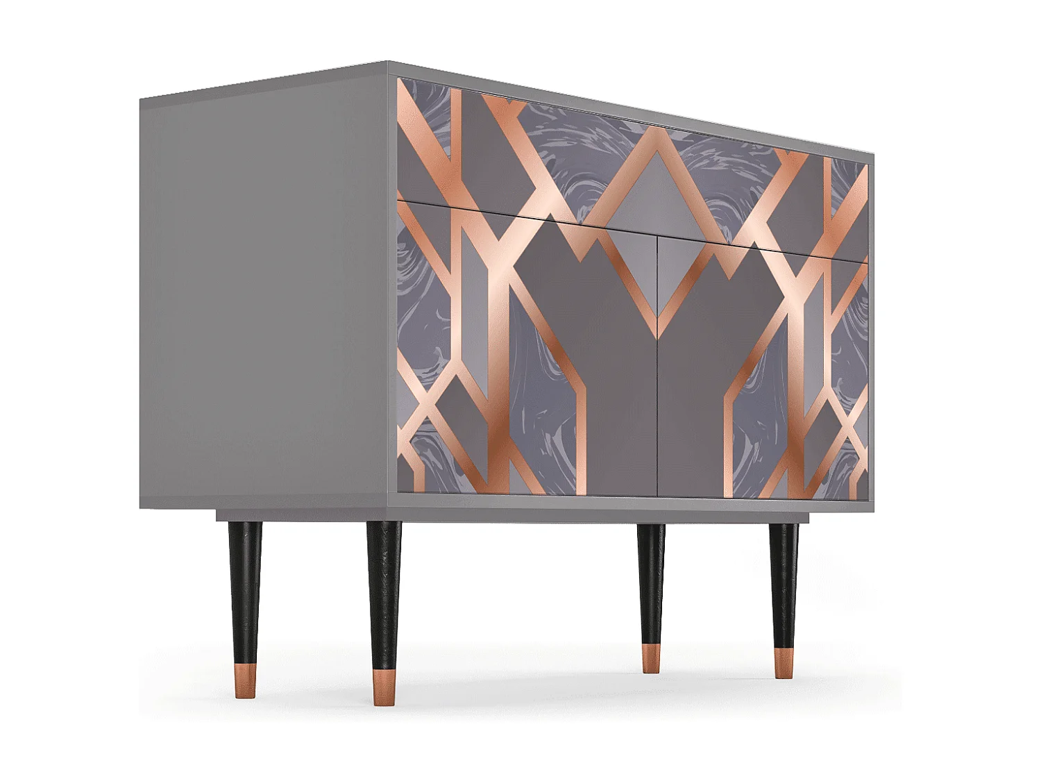 Dressoir - 115x85x48 cm - BS4 - Taupe Anatomy, Grijs