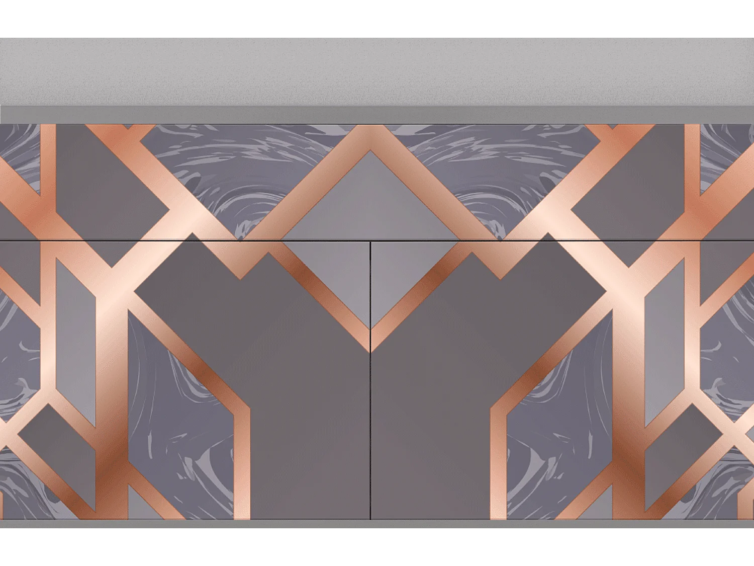 Buffet - 115x85x48 cm - BS4 - Taupe Anatomy, Gris