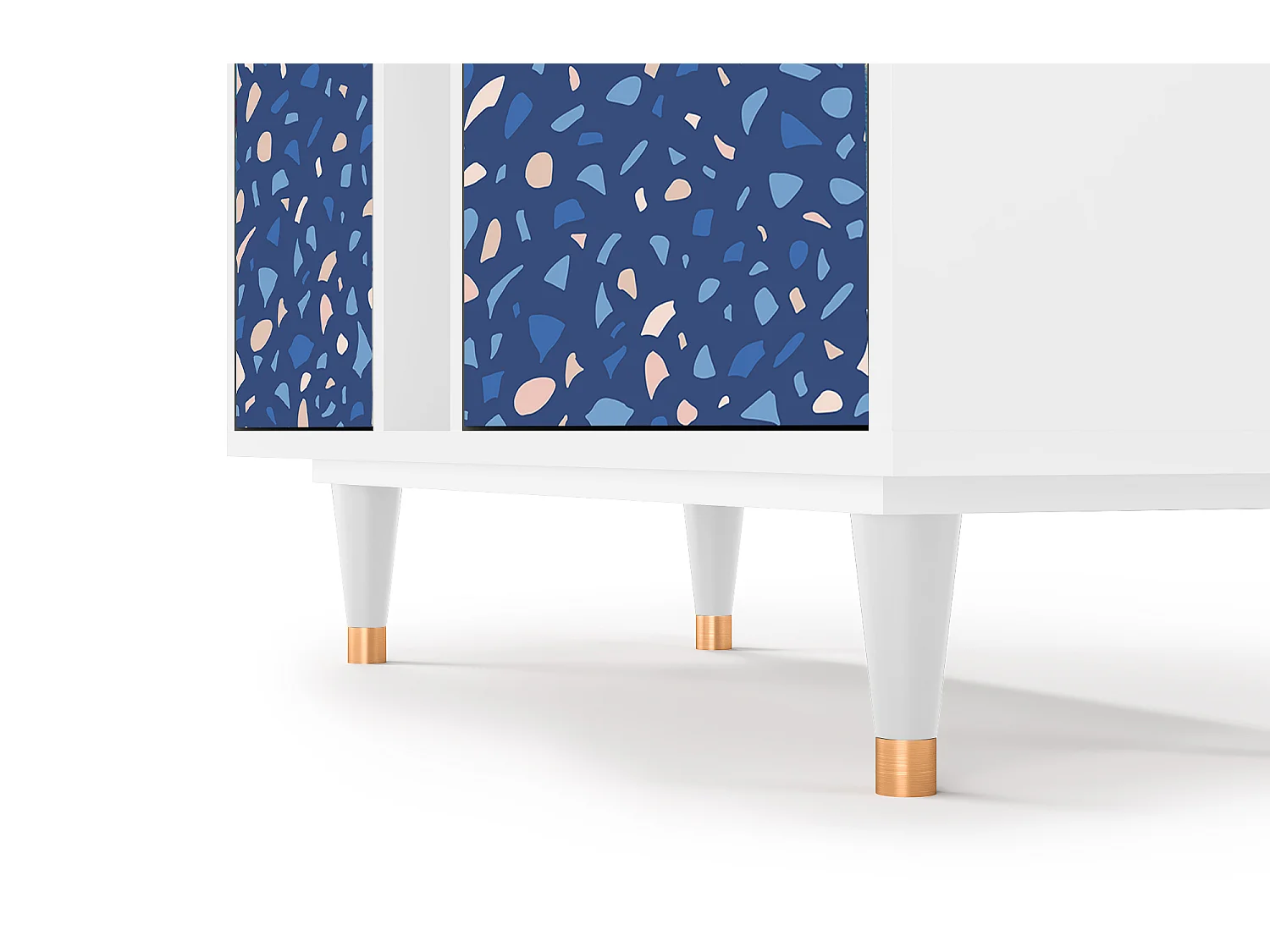 Kredens - 94х96х41 cm - BS5 - Soap Whirpool, Biały