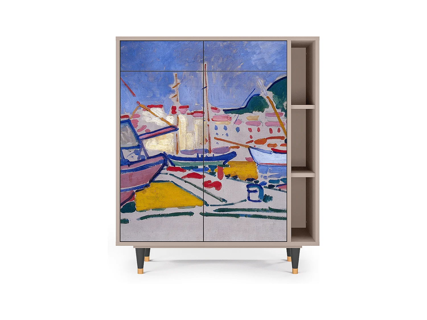 Sideboard - 96х110х41 cm - BS6 - The Port of Collioure , Latte