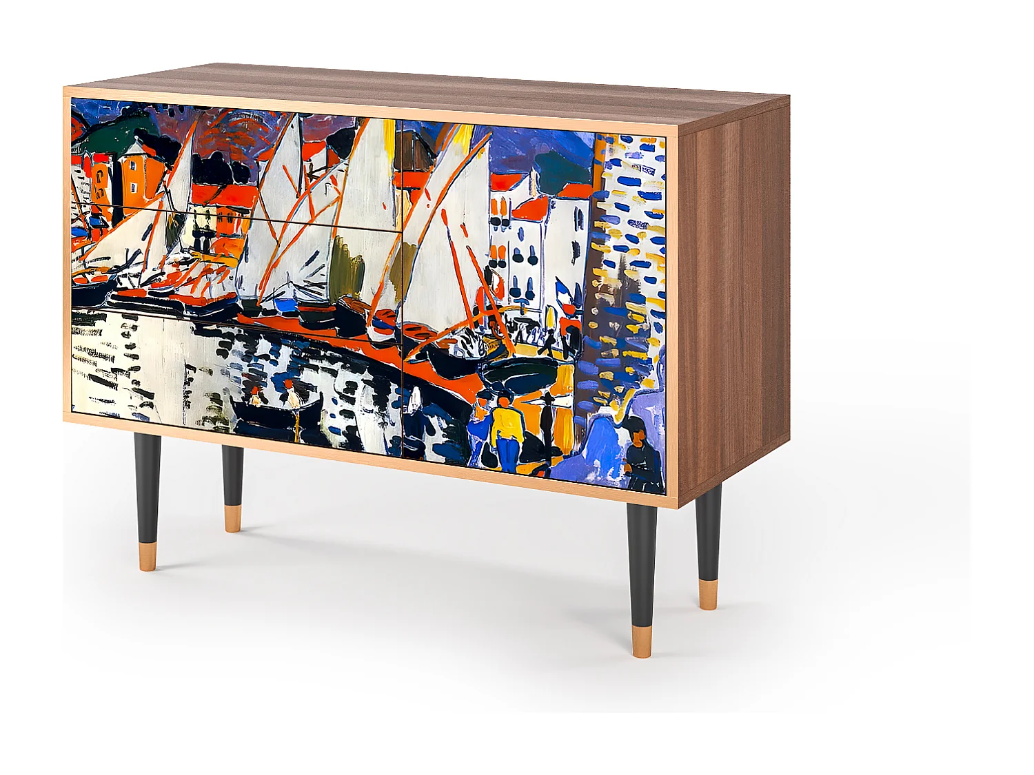 Credenza - 115х84х41 cm - S3 - Le Séchage des voiles , Noce