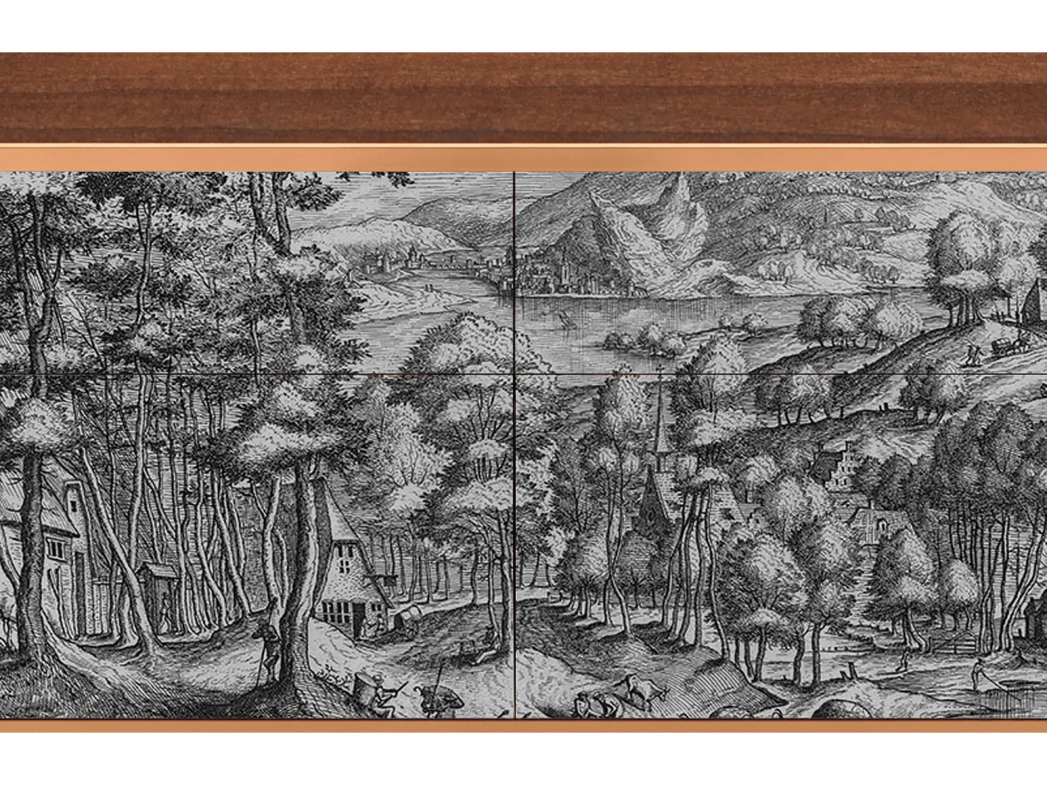 Sideboard - 115x85x48 cm - BS4 - Milites Requiescentes, Walnuss