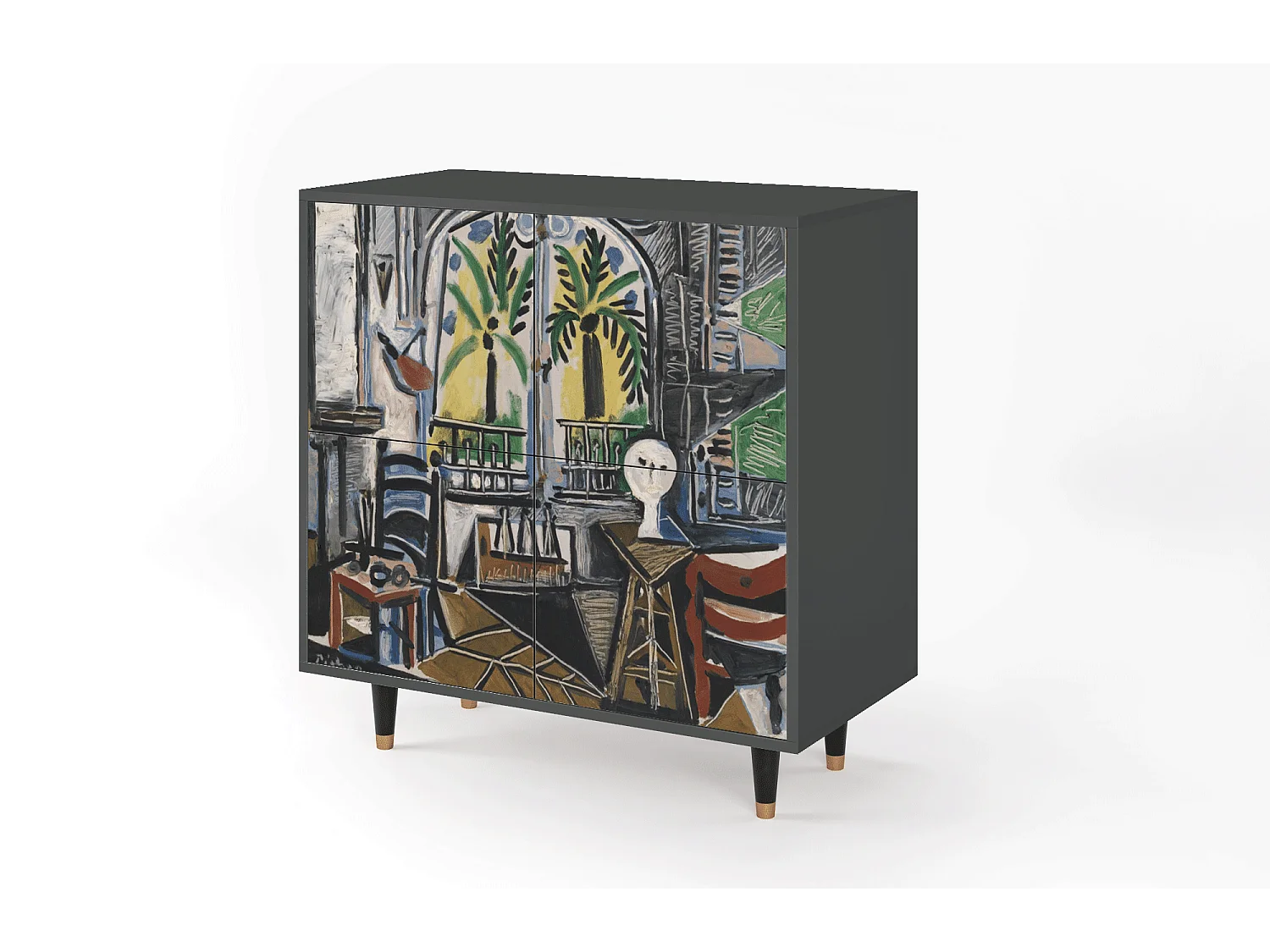 Sideboard - 94x96x48 cm - BS3 - The Studio , Anthrazit