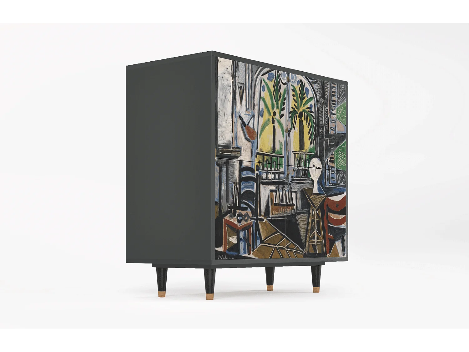 Sideboard - 94x96x48 cm - BS3 - The Studio , Anthrazit