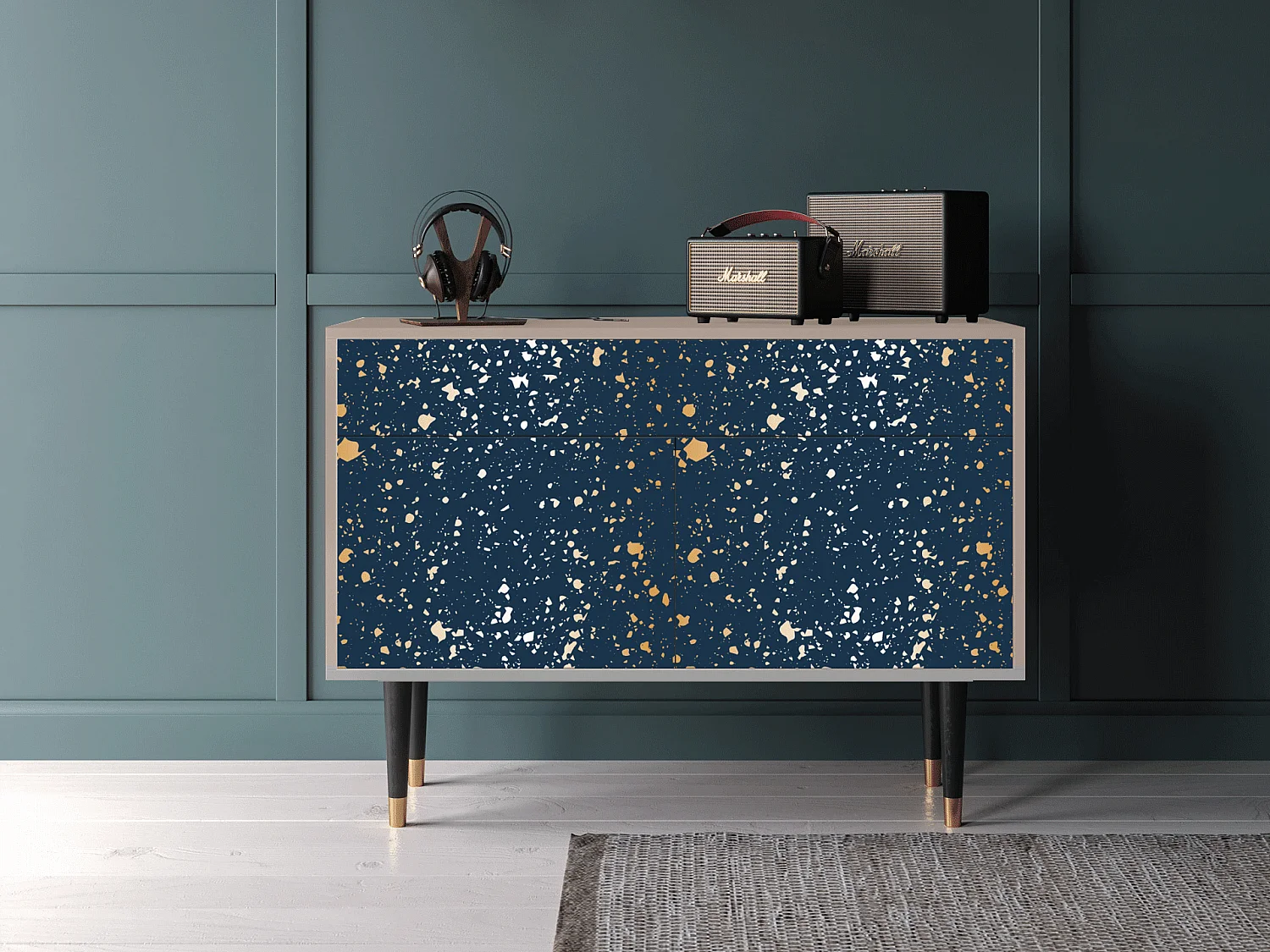Kredens - 115x85x48 cm - BS4 - Starfall, Latte