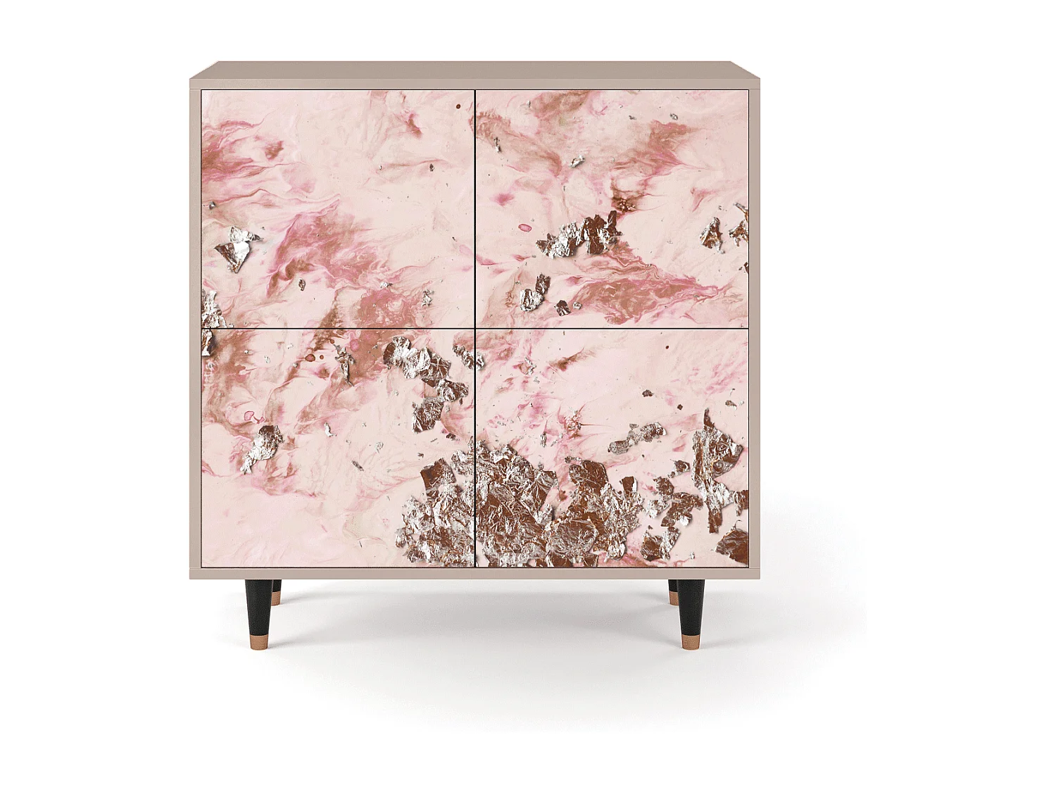 Buffet - 94x96x48 cm - BS3 - Cotton Candy, Latte