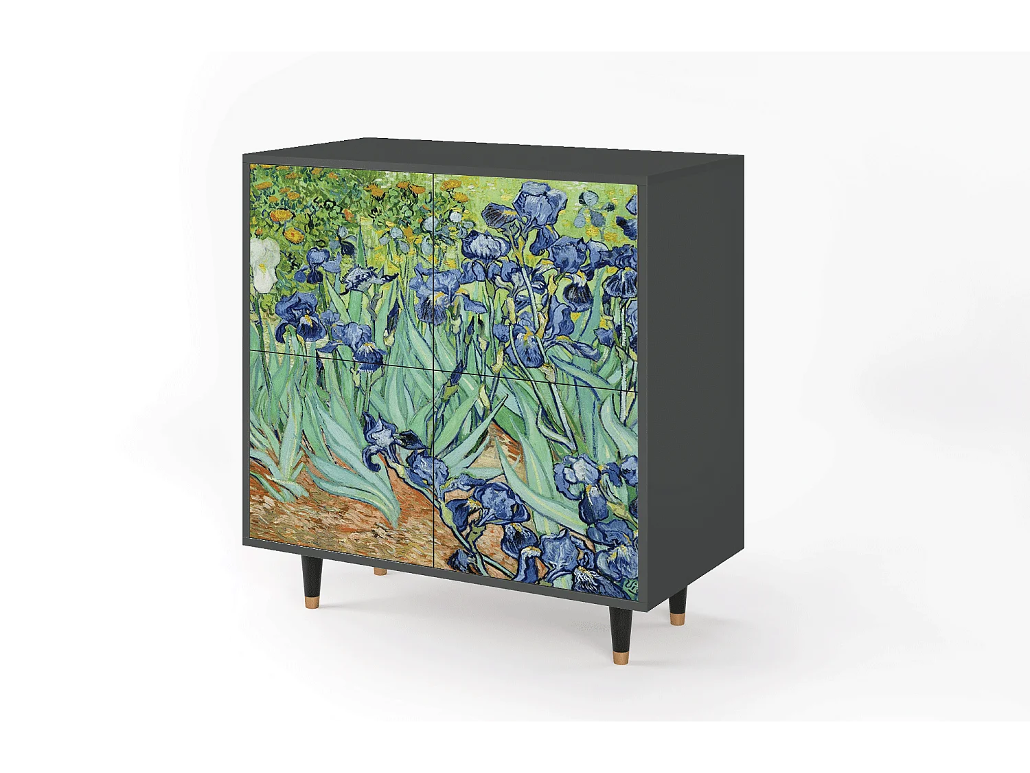 Buffet - 94x96x48 cm - BS3 - Irises , Anthracite
