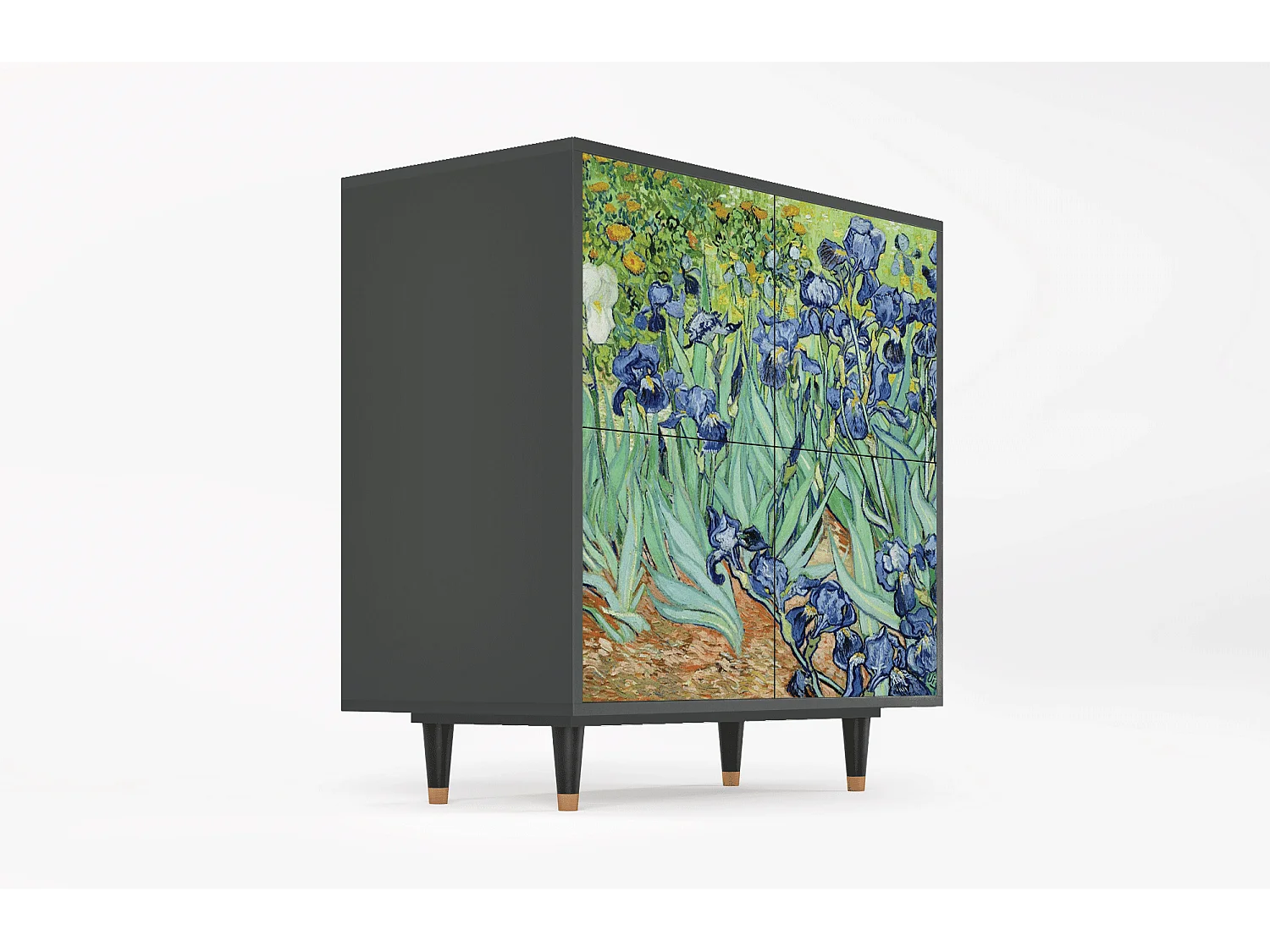 Buffet - 94x96x48 cm - BS3 - Irises , Anthracite