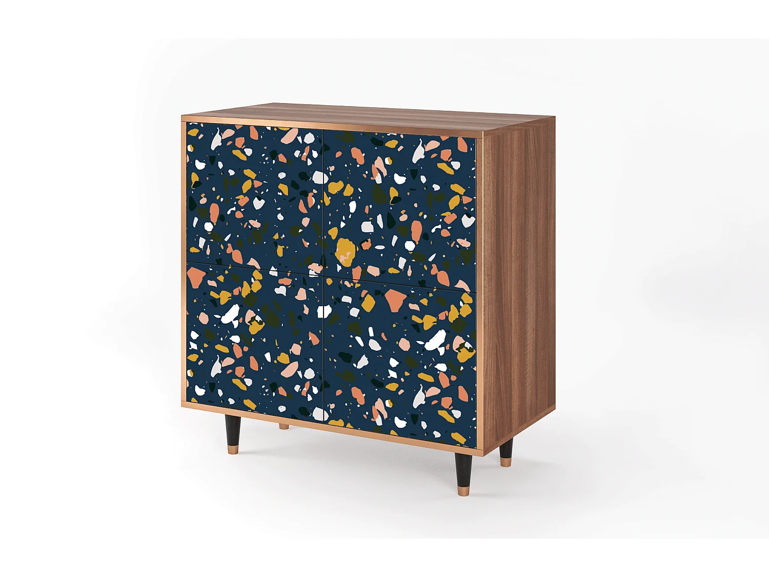 Dressoir - 94x96x48 cm - BS3 - Night Sky Langhterns, Walnoot