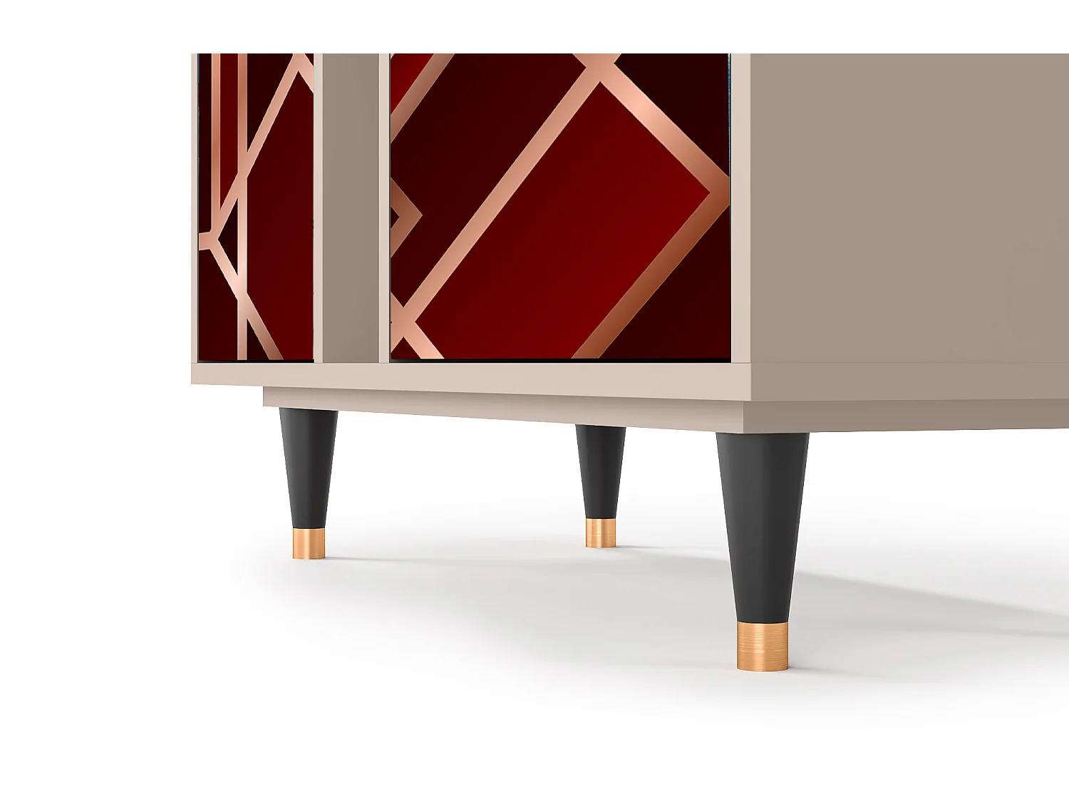 Dressoir - 94х96х41 cm - BS5 - Velvet 1920's, Latte