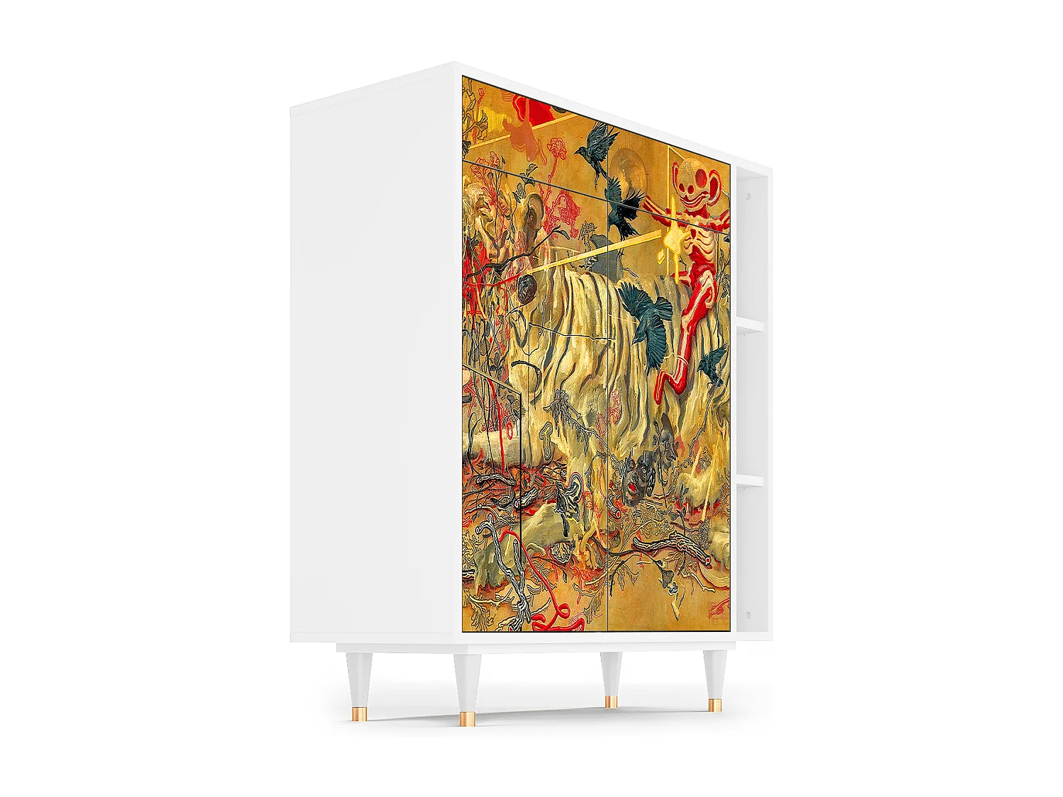 Credenza - 96х110х41 cm - BS6 - Blood by James Jean, Bianco