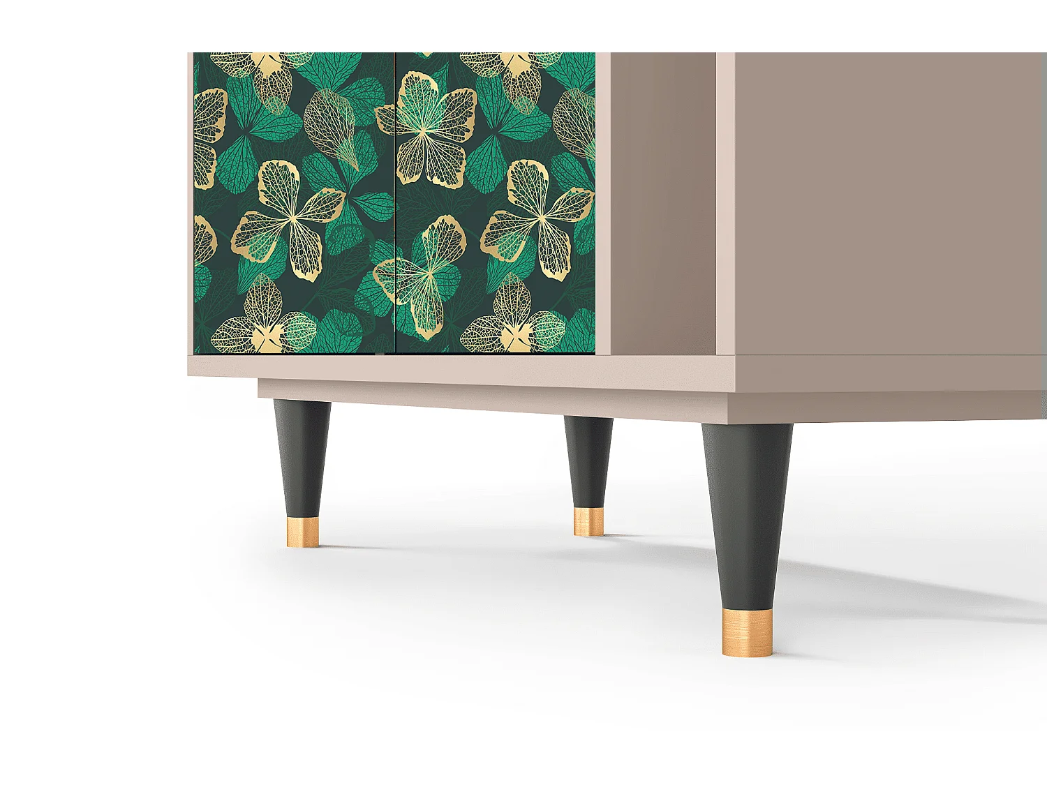Credenza - 96х110х41 cm - BS6 - Green Flower, Latte