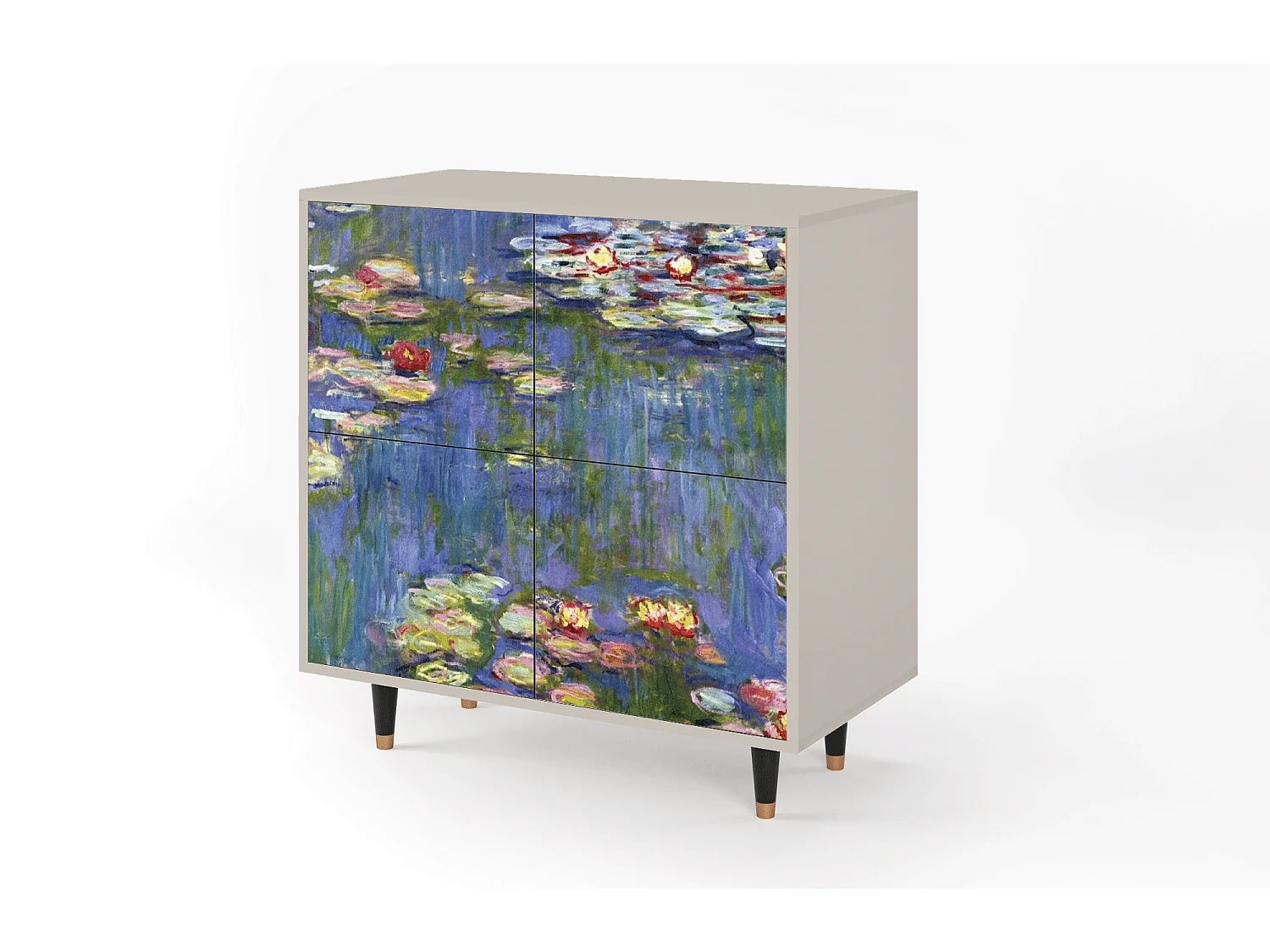 Aparador - 94x96x48 cm - BS3 - The water lily pond  , Areia