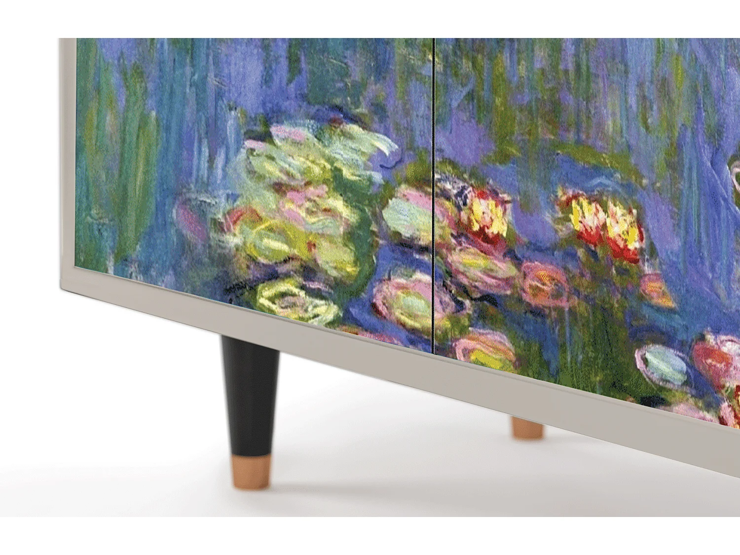 Aparador - 94x96x48 cm - BS3 - The water lily pond  , Areia