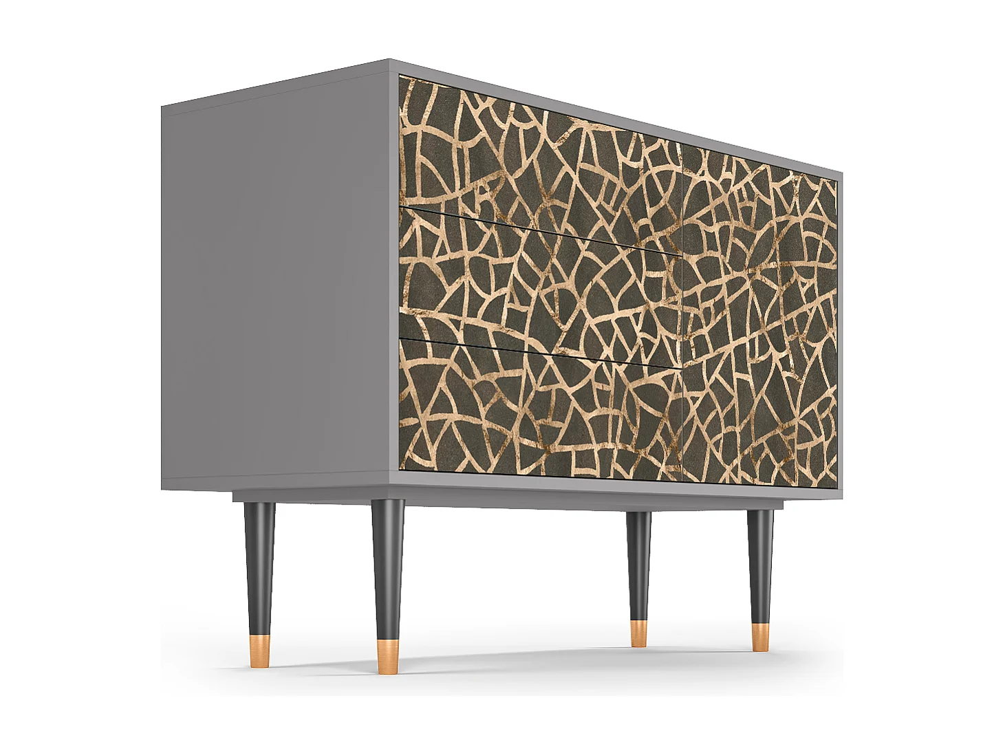 Dressoir - 115х84х41 cm - S3 - Enlarged Leaf, Grijs