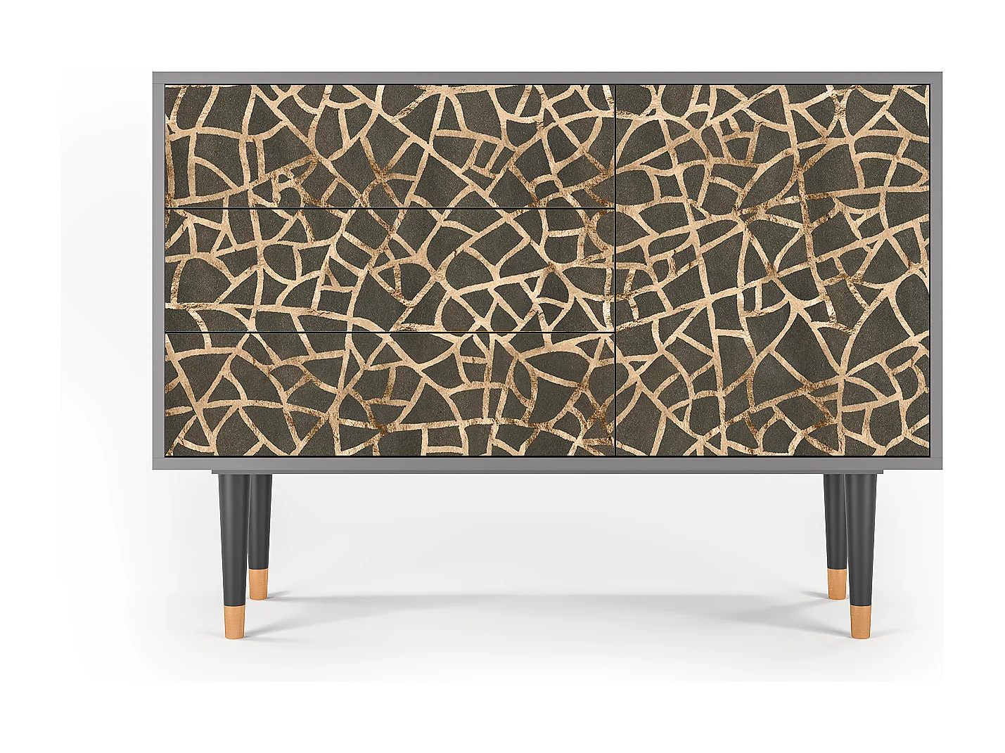 Credenza - 115х84х41 cm - S3 - Enlarged Leaf, Grigio