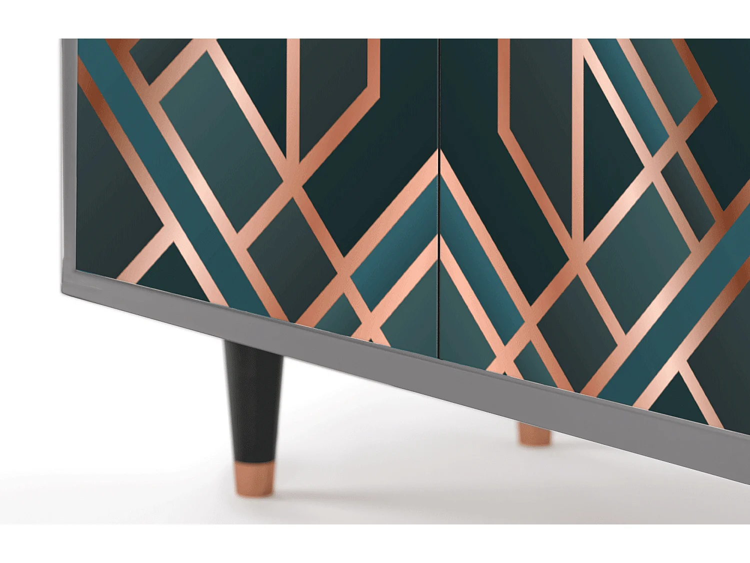 Buffet - 94x96x48 cm - BS3 - Bronze Crossroad, Gris