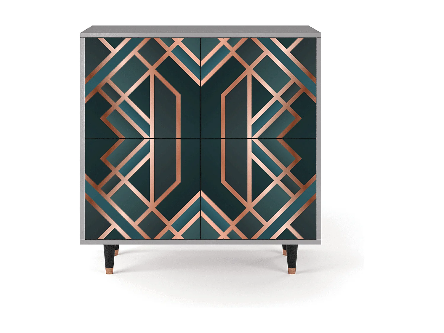 Buffet - 94x96x48 cm - BS3 - Bronze Crossroad, Gris