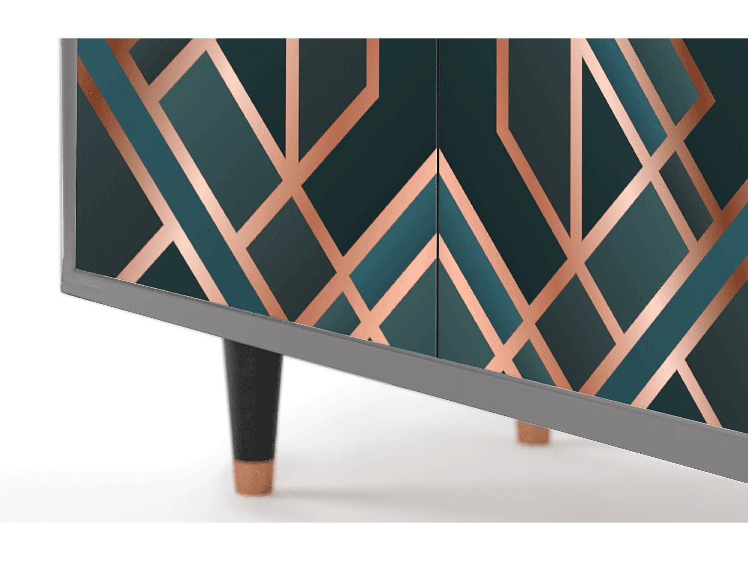 Buffet - 94x96x48 cm - BS3 - Bronze Crossroad, Gris