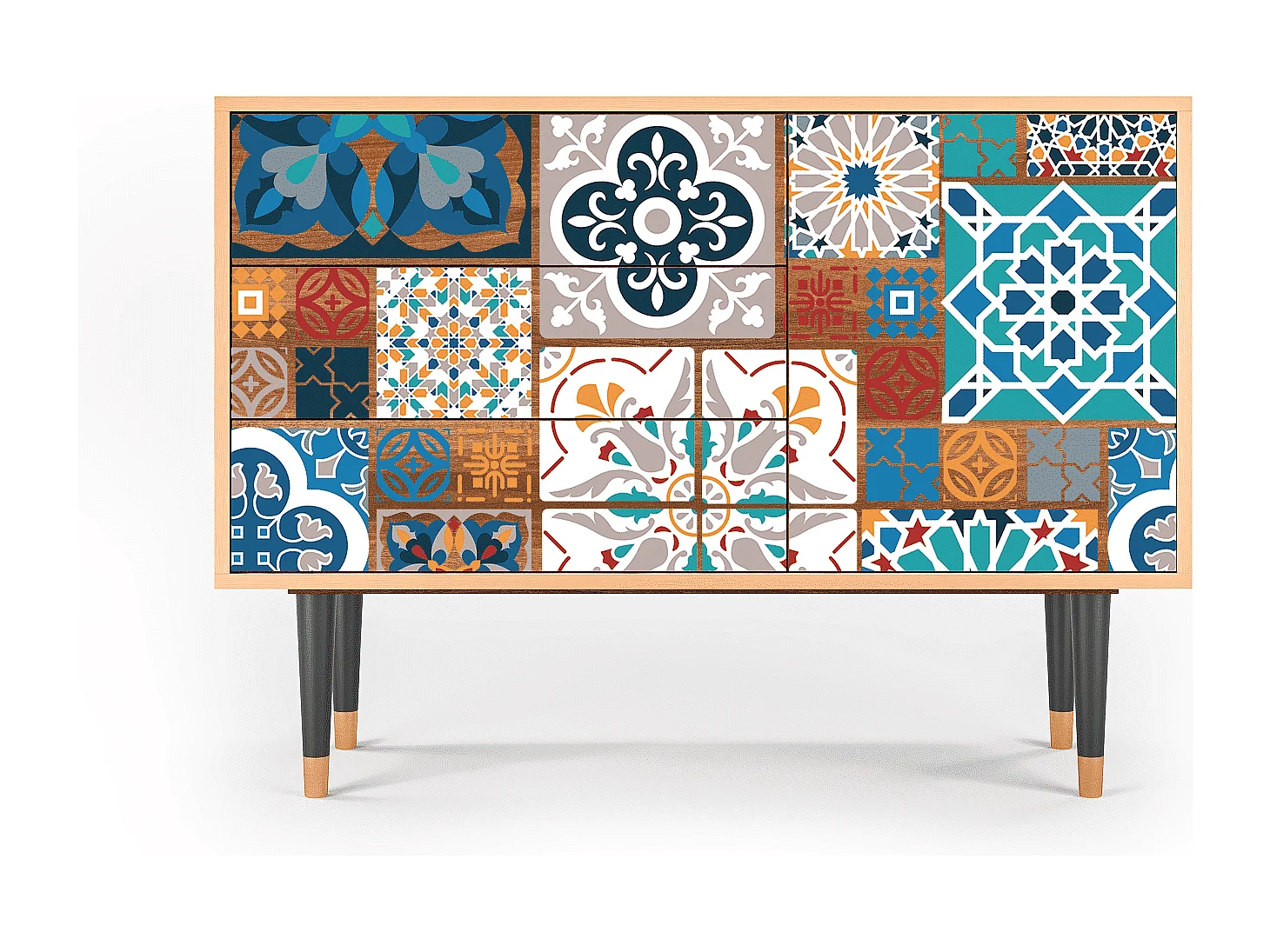 Buffet - 115х84х41 cm - S3 - Moroccan Market, Noyer