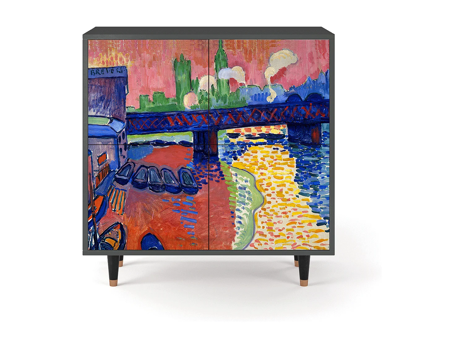 Buffet - 94x96x48 cm - BS3 - Charing Cross Bridge, Anthracite