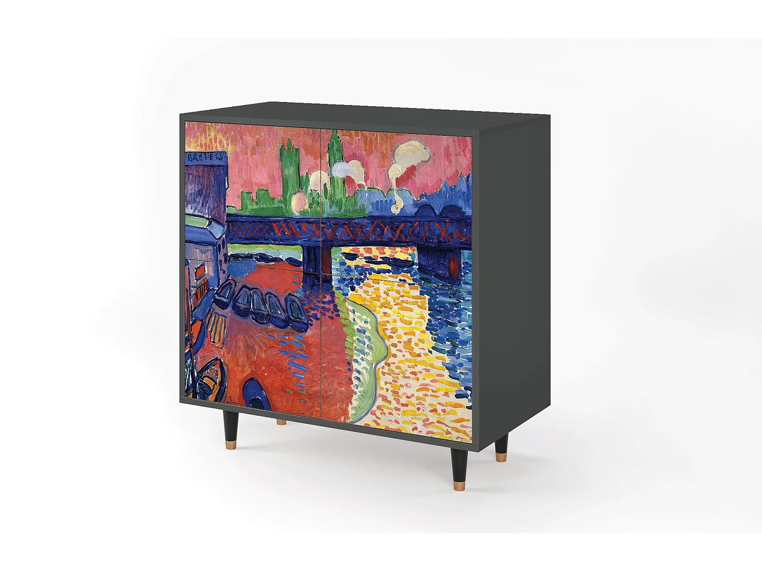 Buffet - 94x96x48 cm - BS3 - Charing Cross Bridge, Anthracite