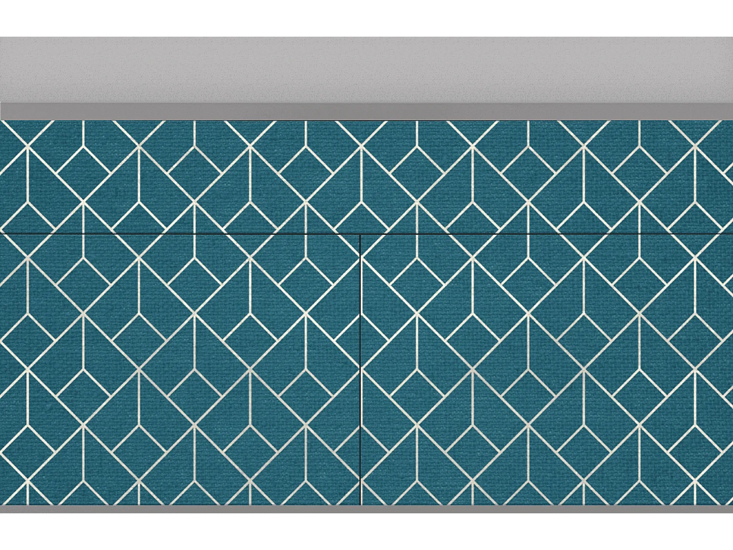 Buffet - 115x85x48 cm - BS4 - Turquoise Geometry, Gris