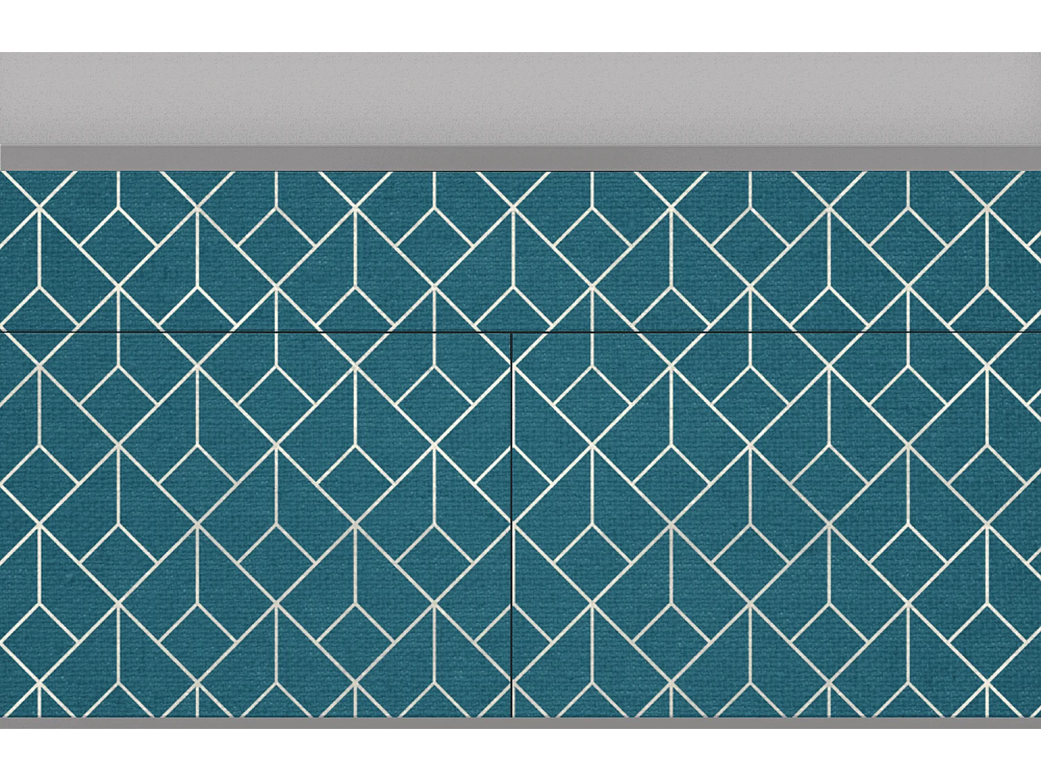 Buffet - 115x85x48 cm - BS4 - Turquoise Geometry, Gris