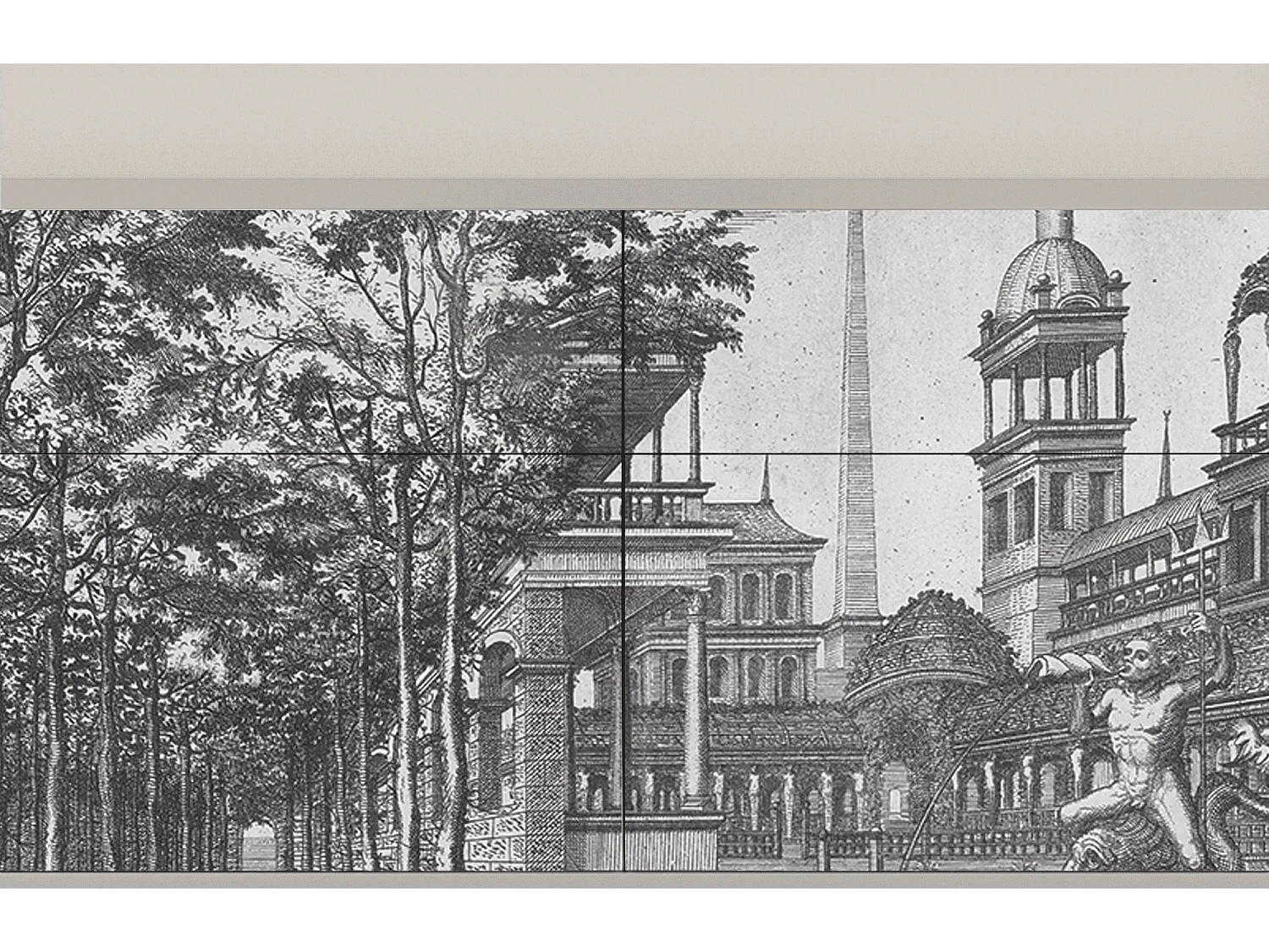 Buffet - 115x85x48 cm - BS4 - View of the Piazza, Sable