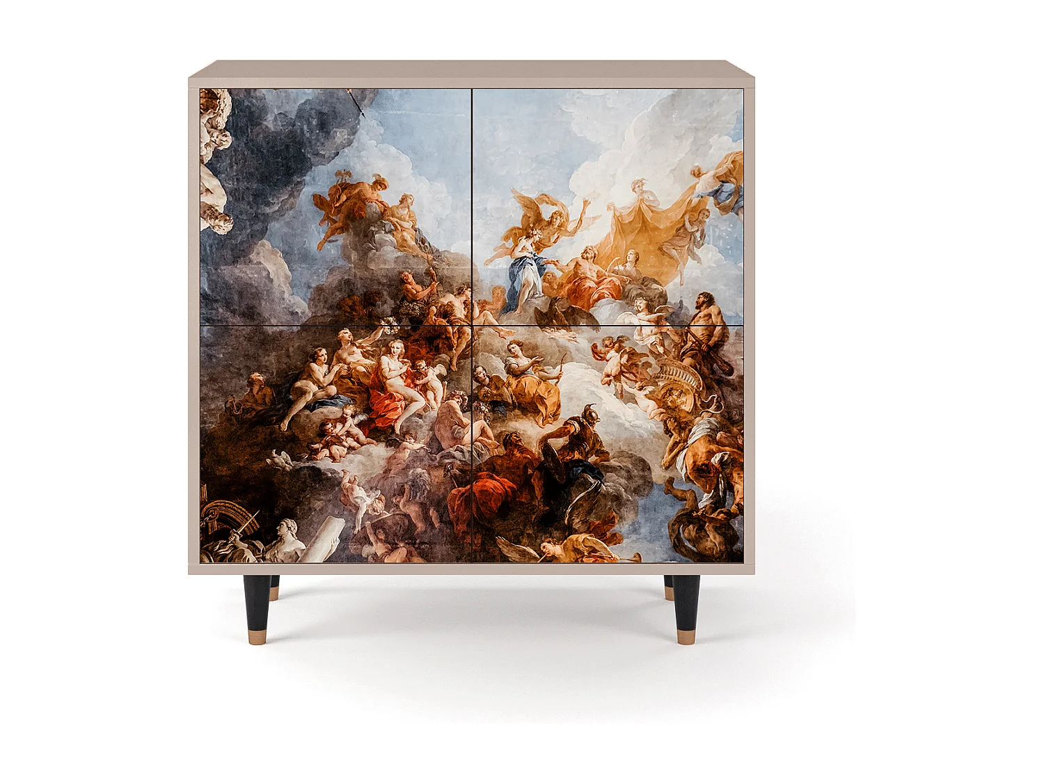 Kredens - 94x96x48 cm - BS3 - Versailles, Latte