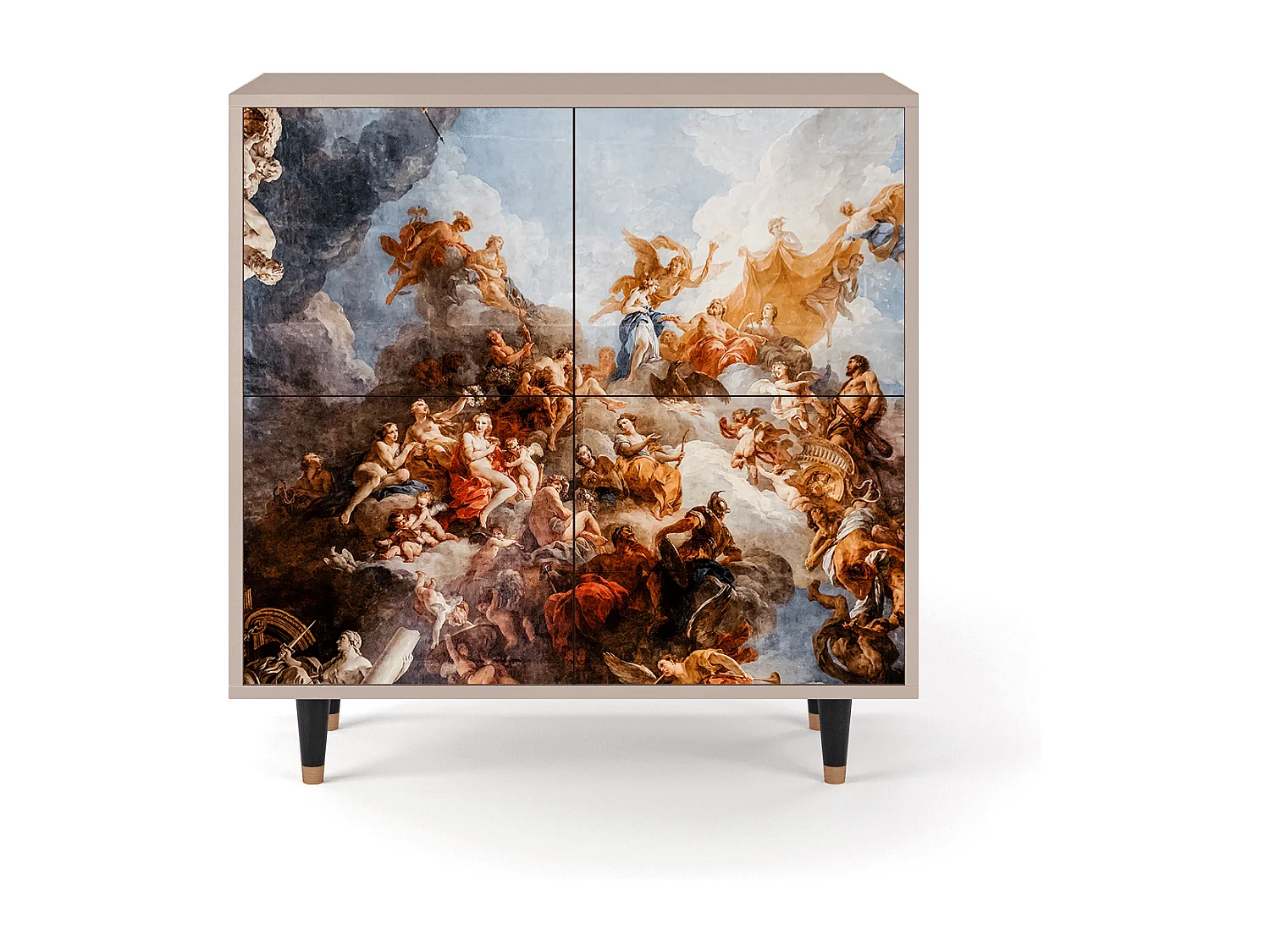 Kredens - 94x96x48 cm - BS3 - Versailles, Latte