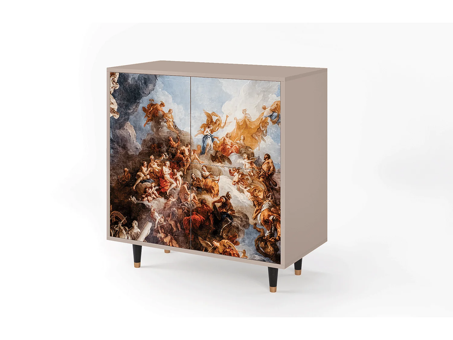 Kredens - 94x96x48 cm - BS3 - Versailles, Latte