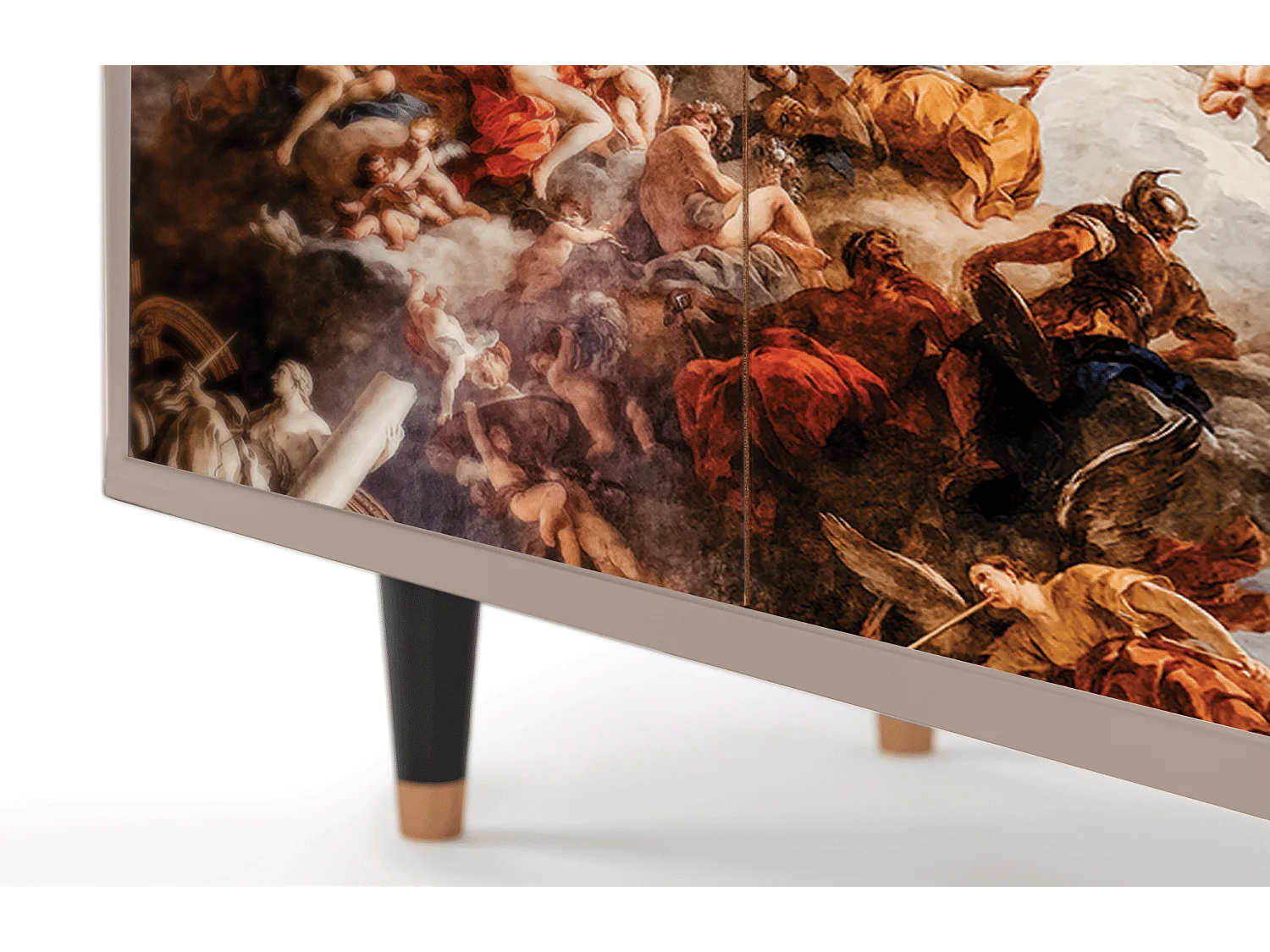 Kredens - 94x96x48 cm - BS3 - Versailles, Latte