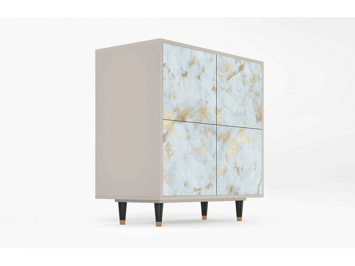 Sideboard - 94x96x48 cm - BS3 - Golden Waves, Sand
