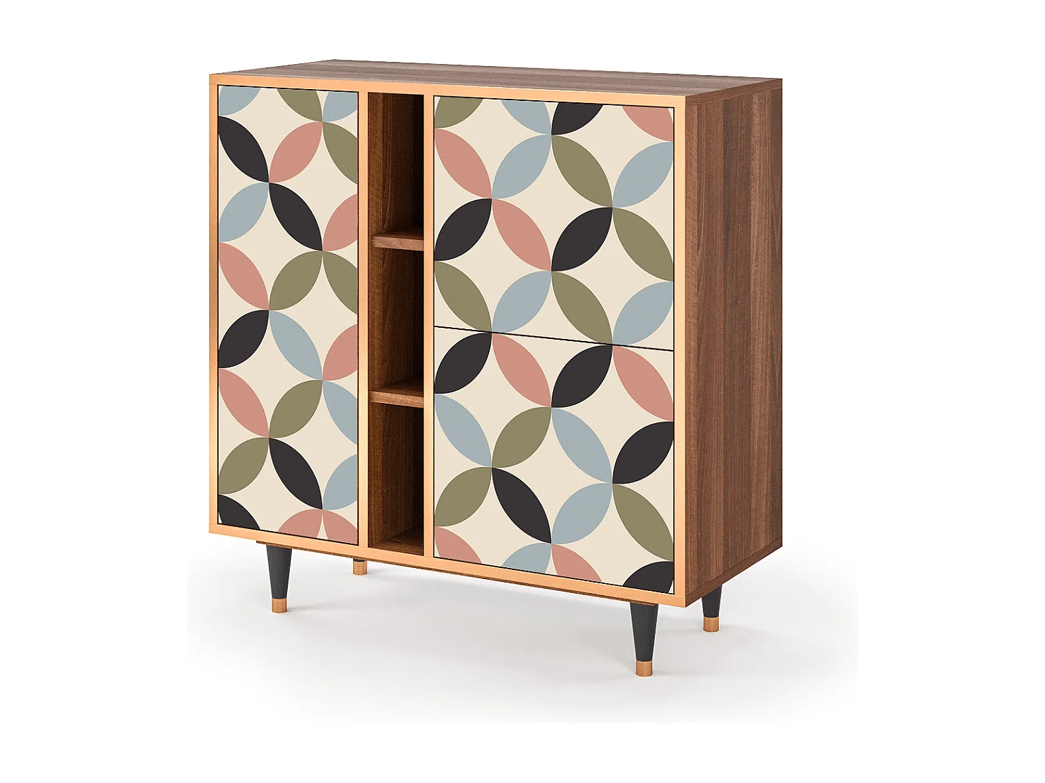 Credenza - 94х96х41 cm - BS5 - Butterfly Effect, Noce