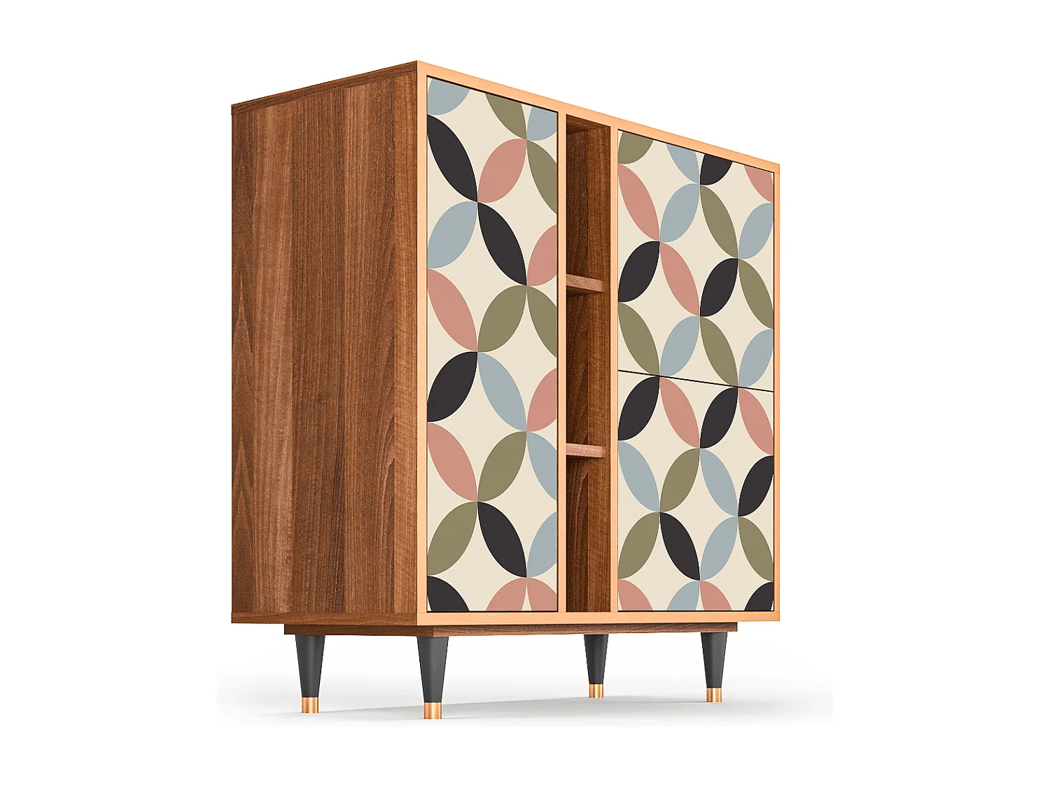 Credenza - 94х96х41 cm - BS5 - Butterfly Effect, Noce