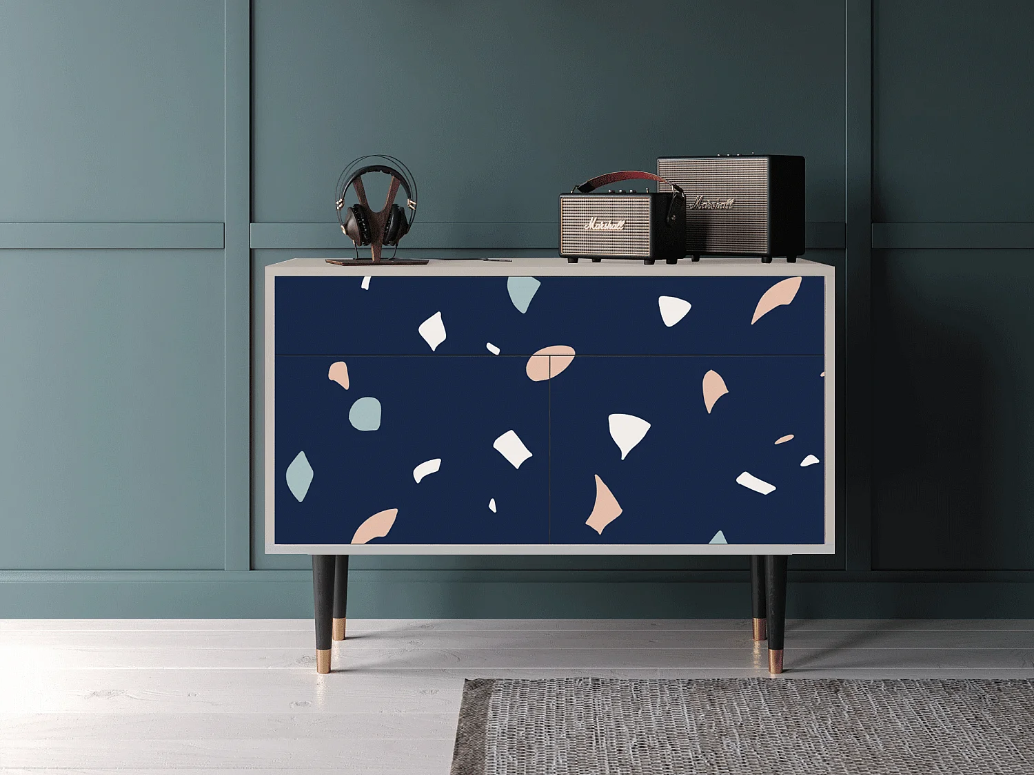 Sideboard - 115x85x48 cm - BS4 - Space Satellites, Sand