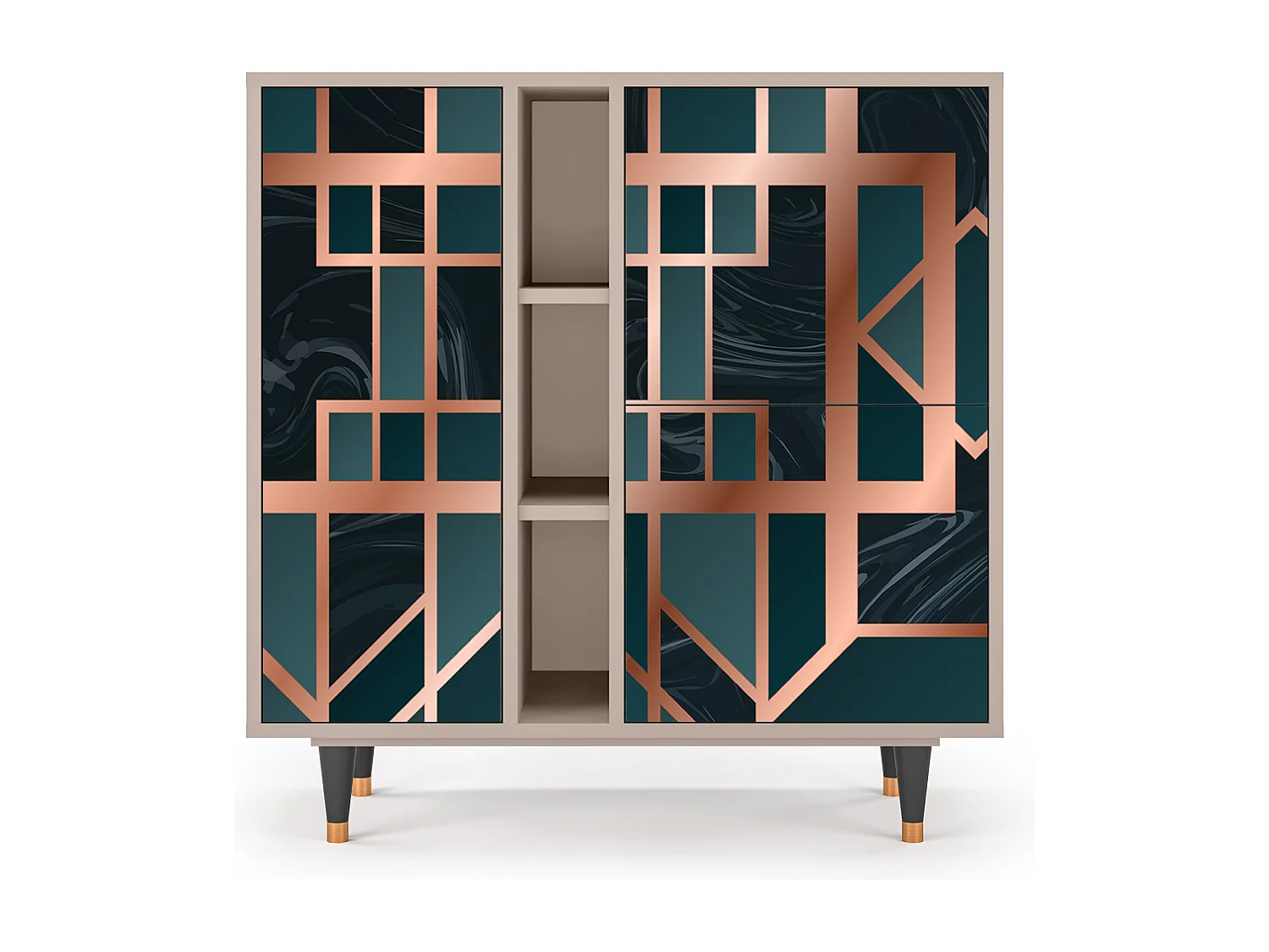 Aparador - 94х96х41 cm - BS5 - Emerald Metro, Latte