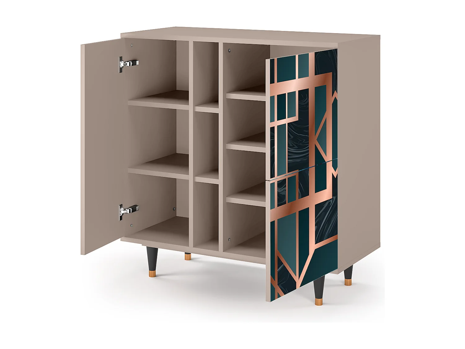 Aparador - 94х96х41 cm - BS5 - Emerald Metro, Latte