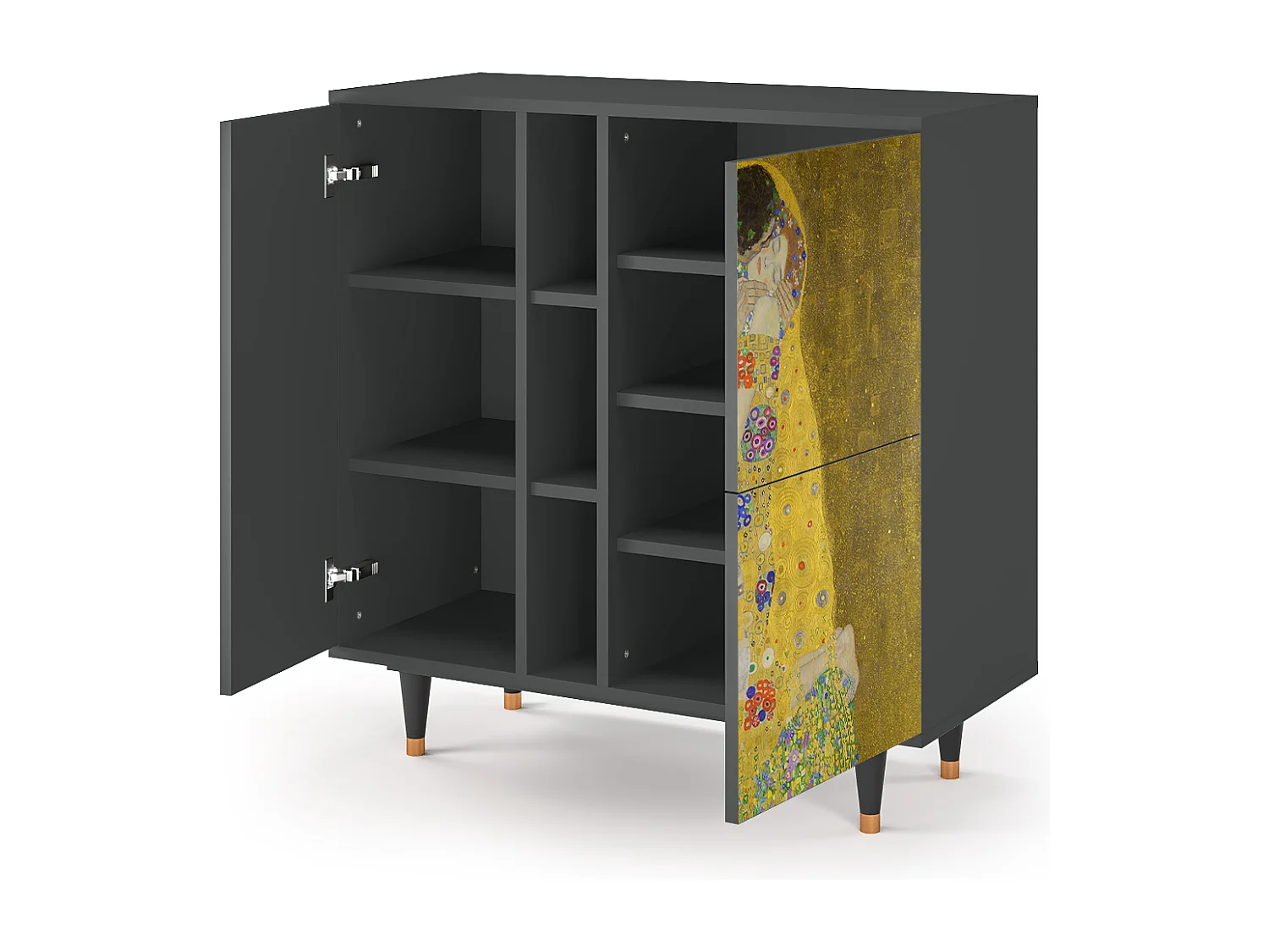 Buffet - 94х96х41 cm - BS5 - The Kiss by Klimt , Anthracite