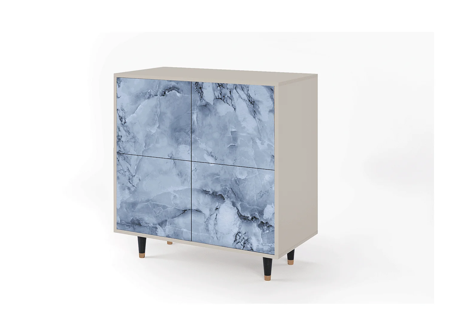 Credenza - 94x96x48 cm - BS3 - Feather Ice, Sabbia