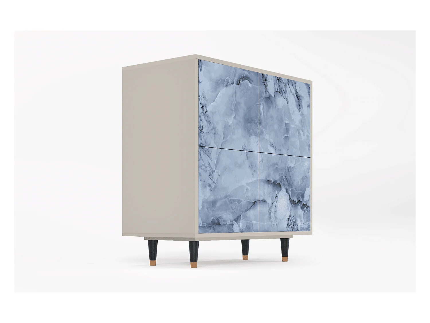 Credenza - 94x96x48 cm - BS3 - Feather Ice, Sabbia