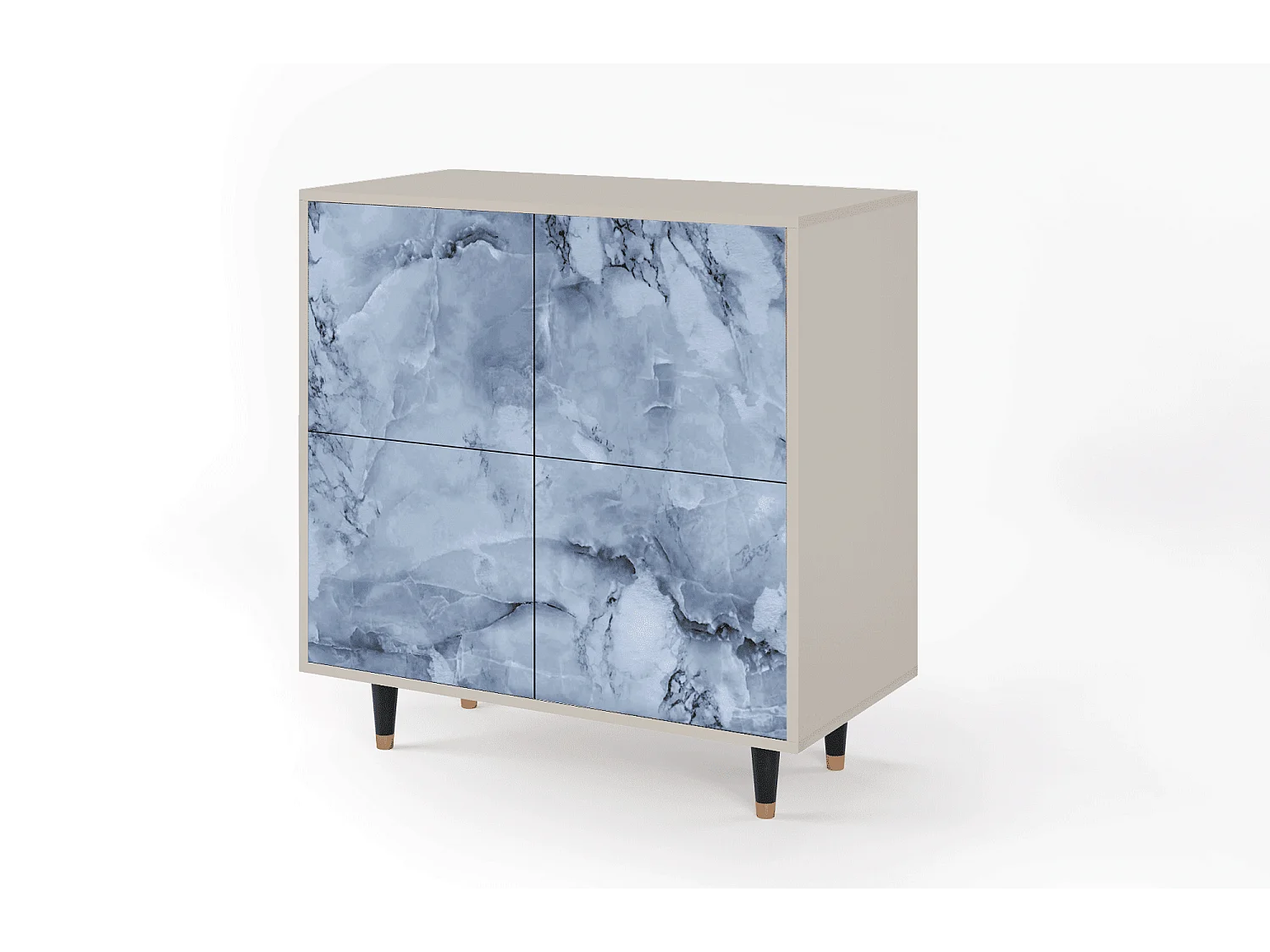 Sideboard - 94x96x48 cm - BS3 - Feather Ice, Sand