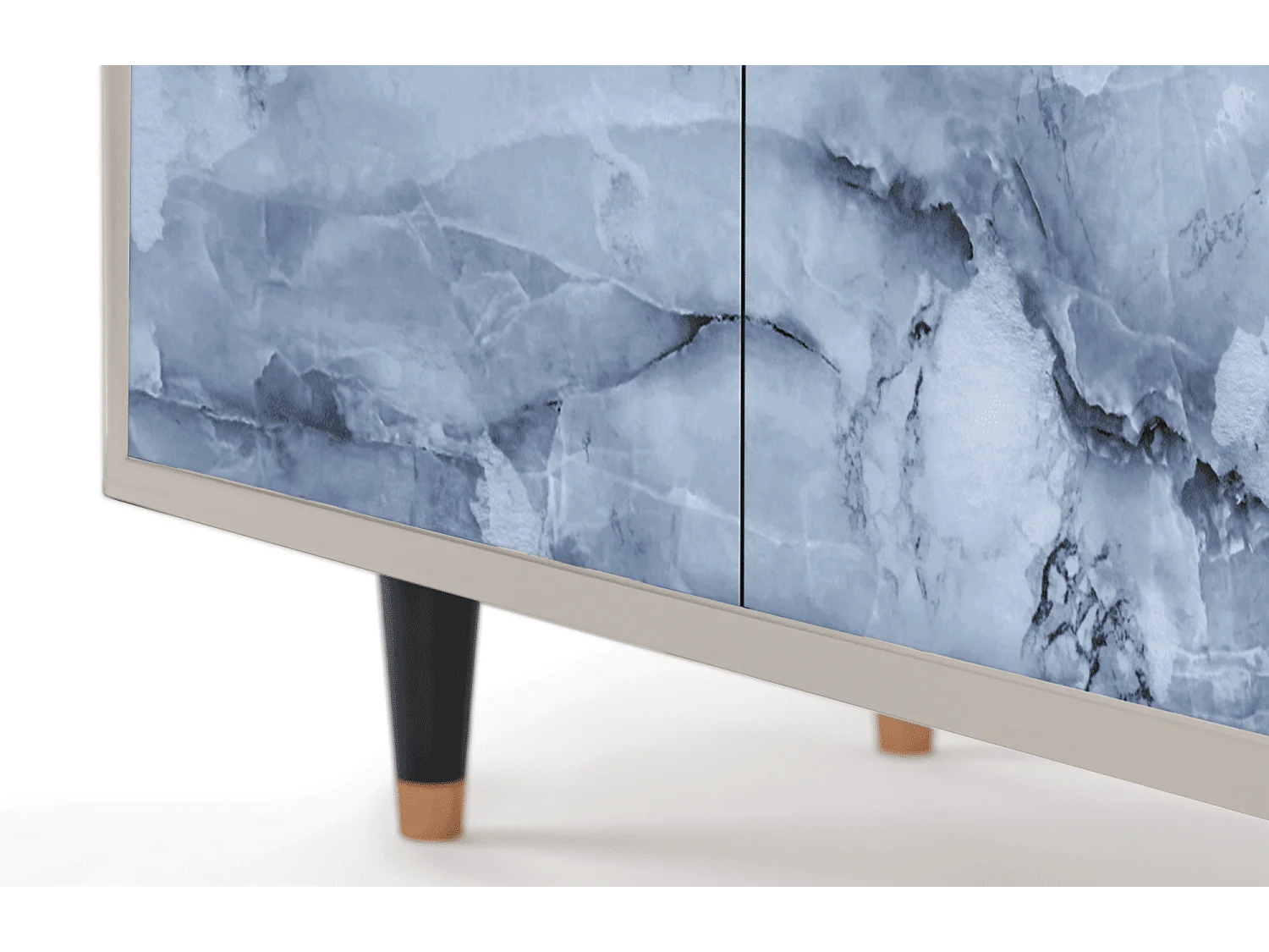 Sideboard - 94x96x48 cm - BS3 - Feather Ice, Sand